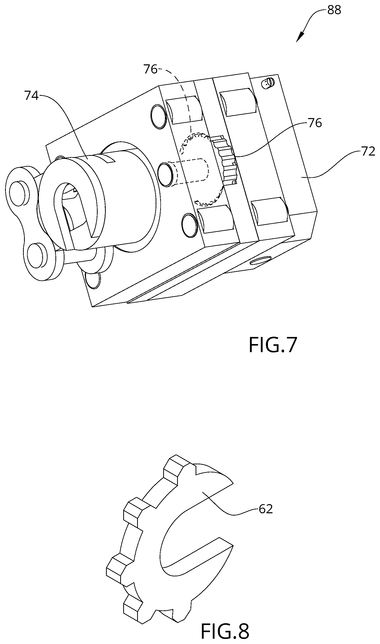 Patent US12619139 Figure 7 – Projector assembly