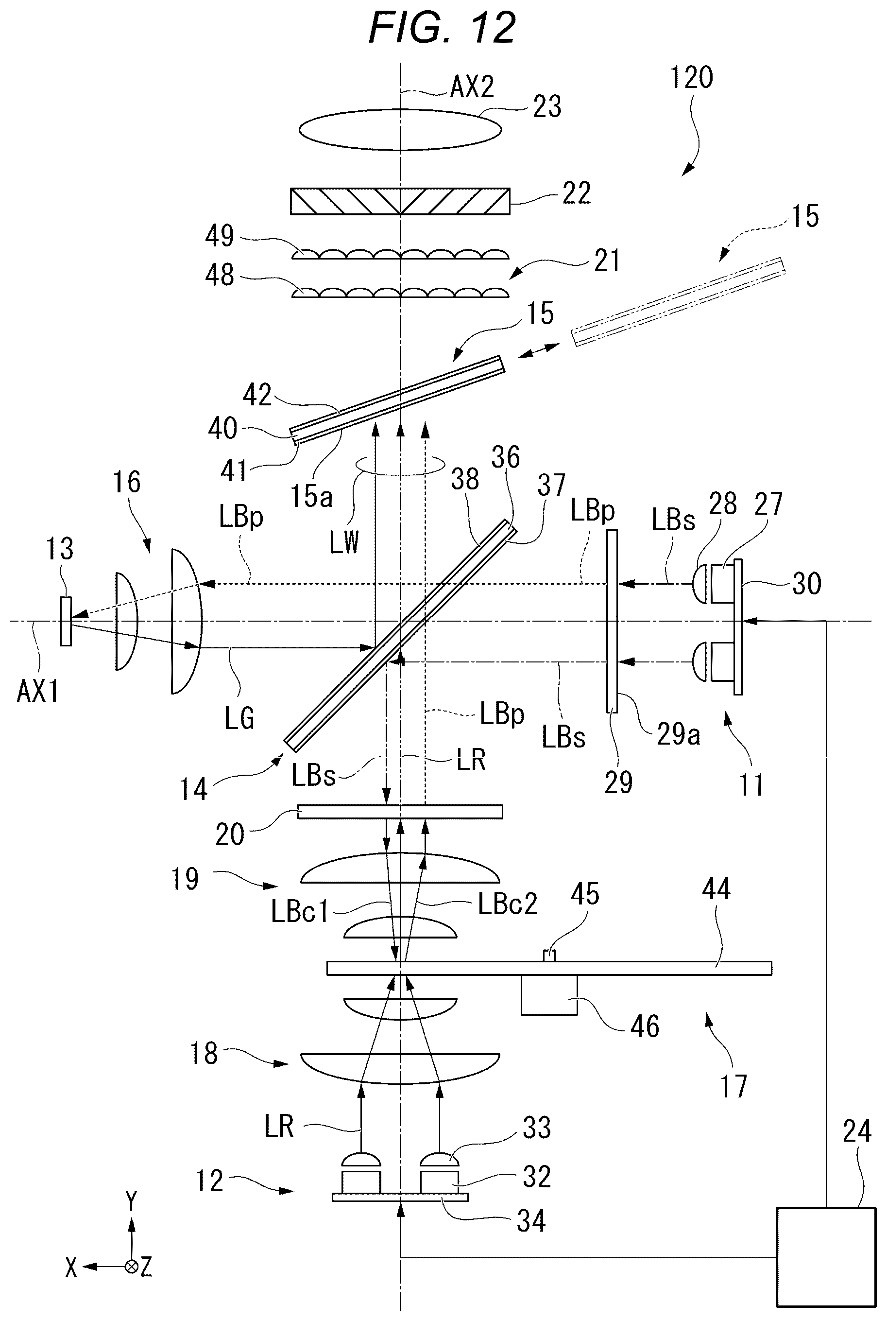 Patent US12619140 Figure 6 – Light source apparatus and projector