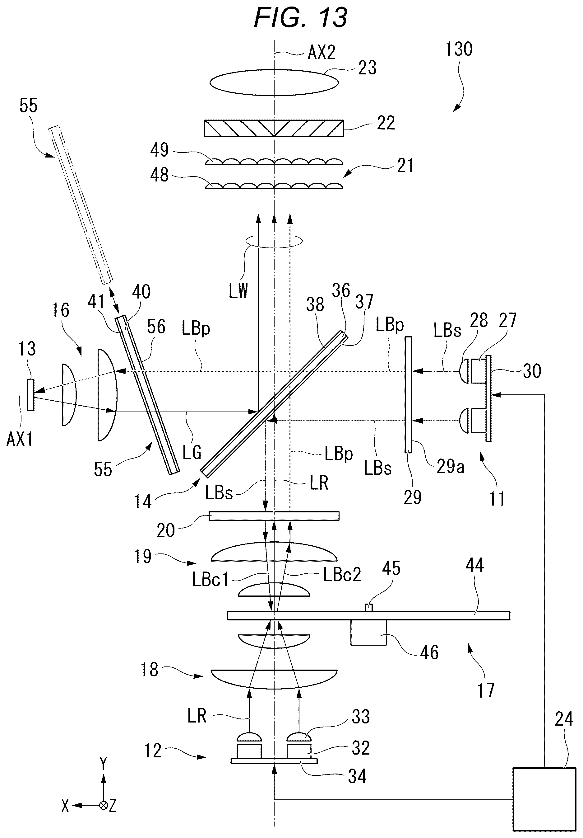 Patent US12619140 Figure 7 – Light source apparatus and projector