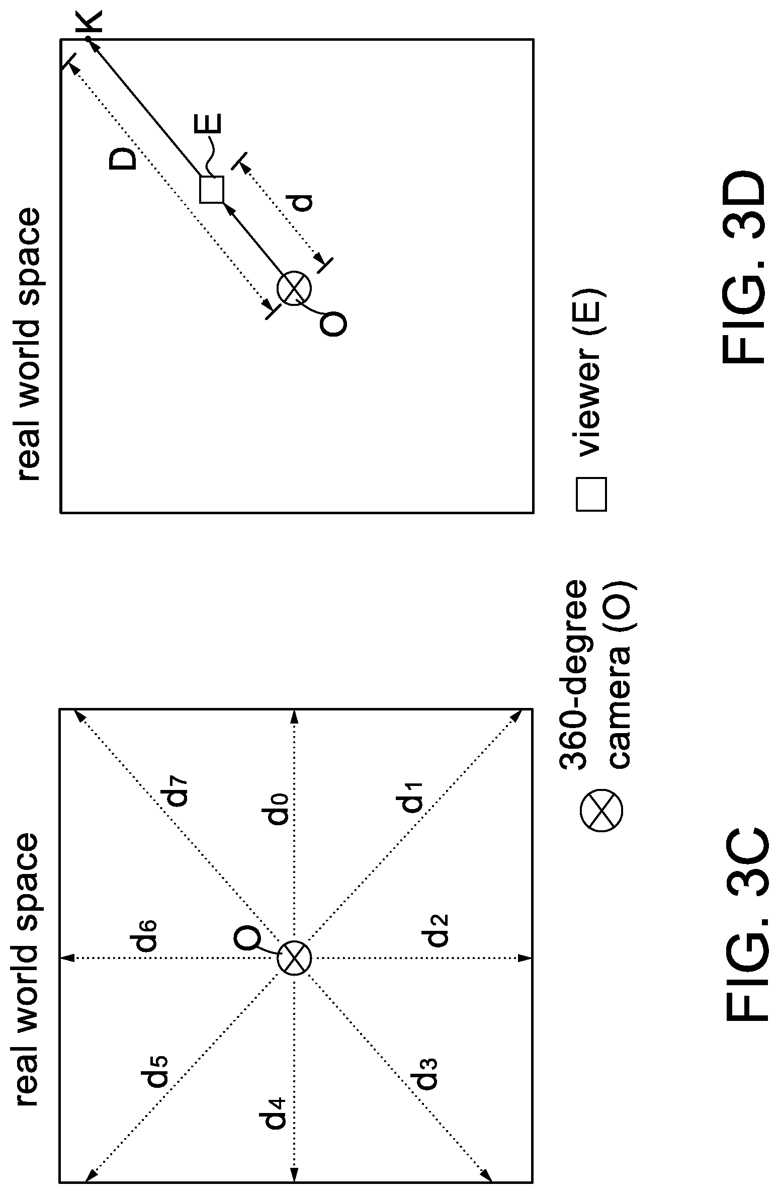 Patent US12619141 Figure 6 – Image projection method for virtual tour