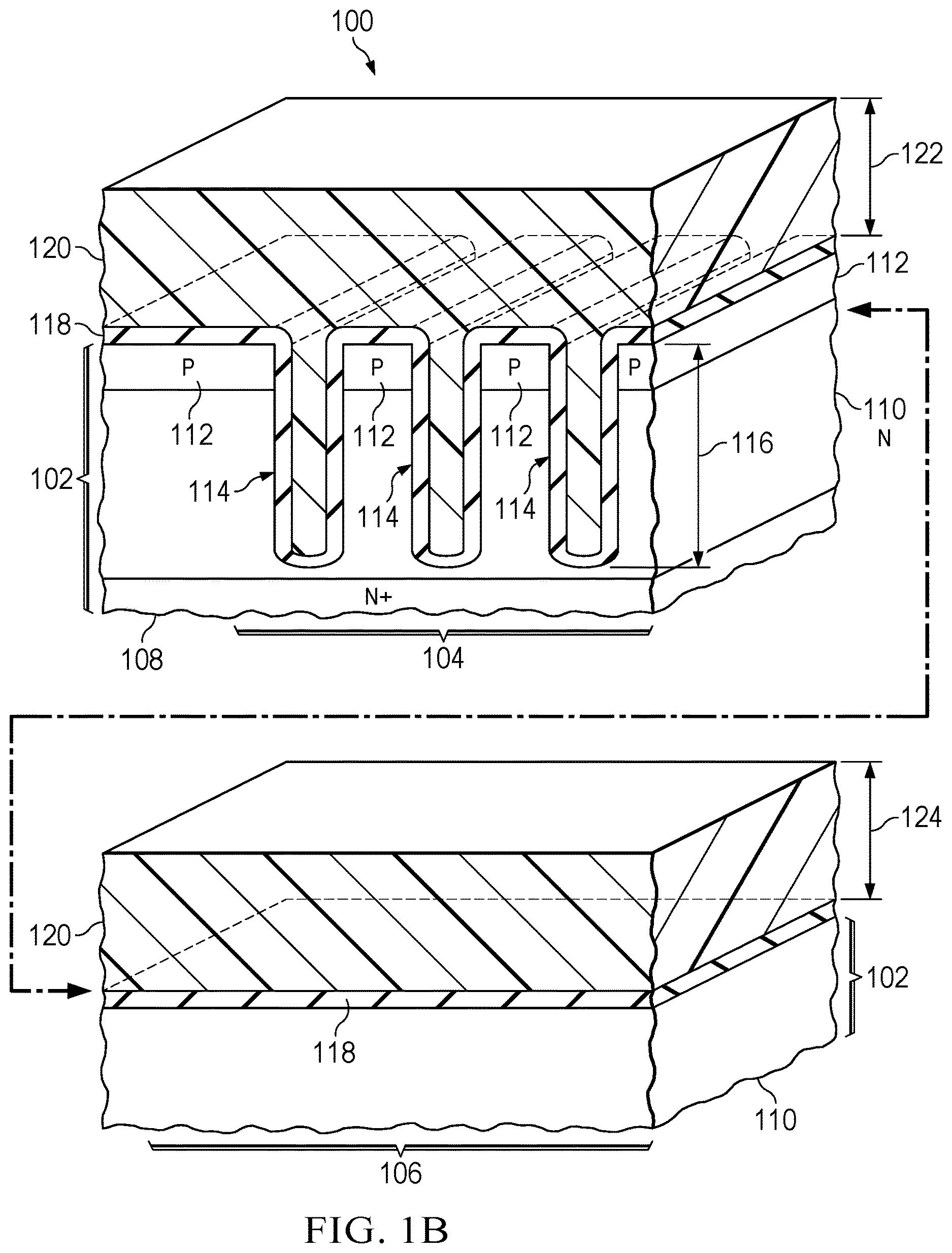 Patent US12619151 Figure 2 – Monitor structure for photoresist thickness in trench