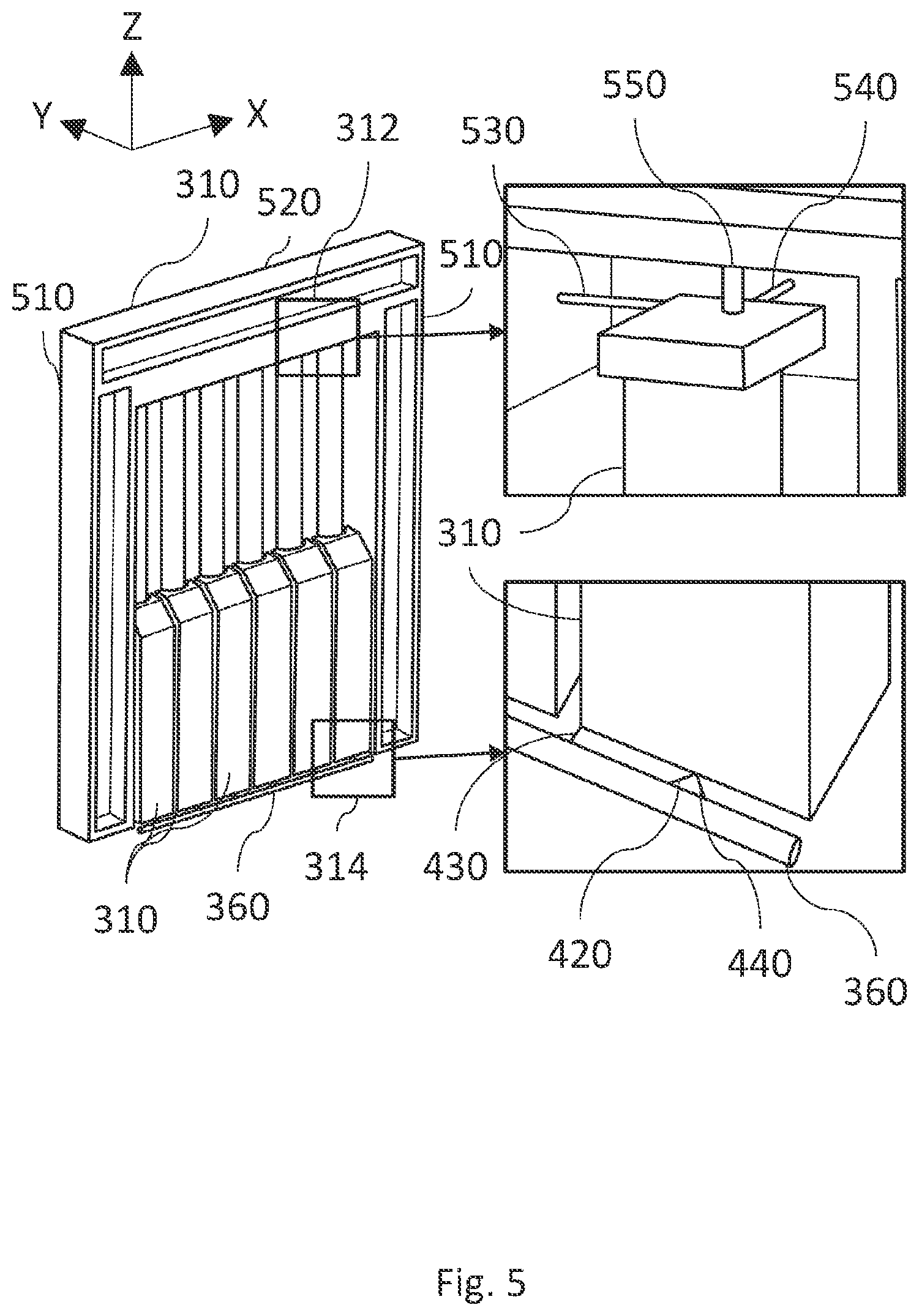 Patent US12619168 Figure 5 – Systems and methods for thermally stable mounting of optical columns
