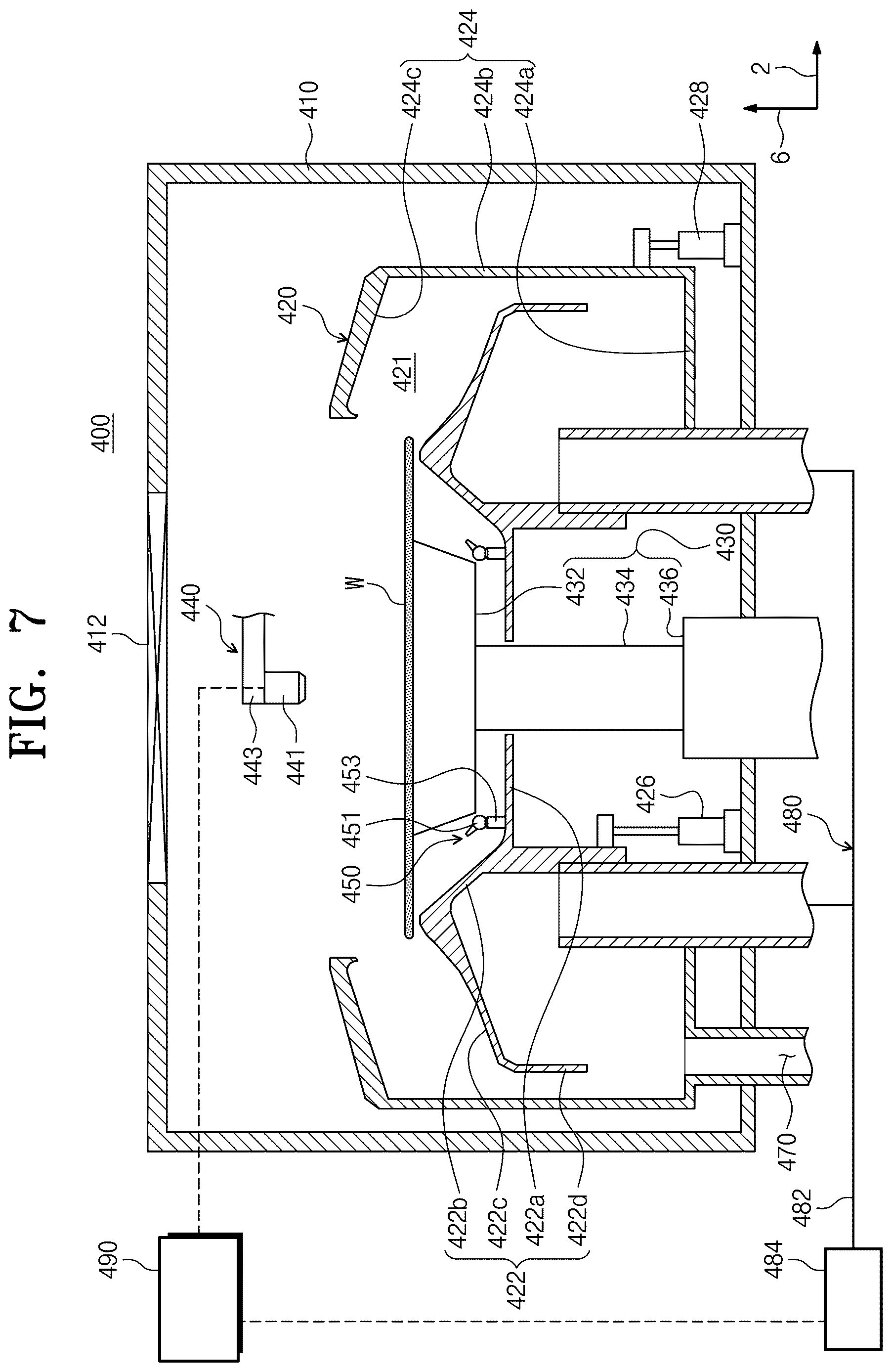 Patent US12619169 Figure 6 – Apparatus for treating substrate and method for treating a substrate