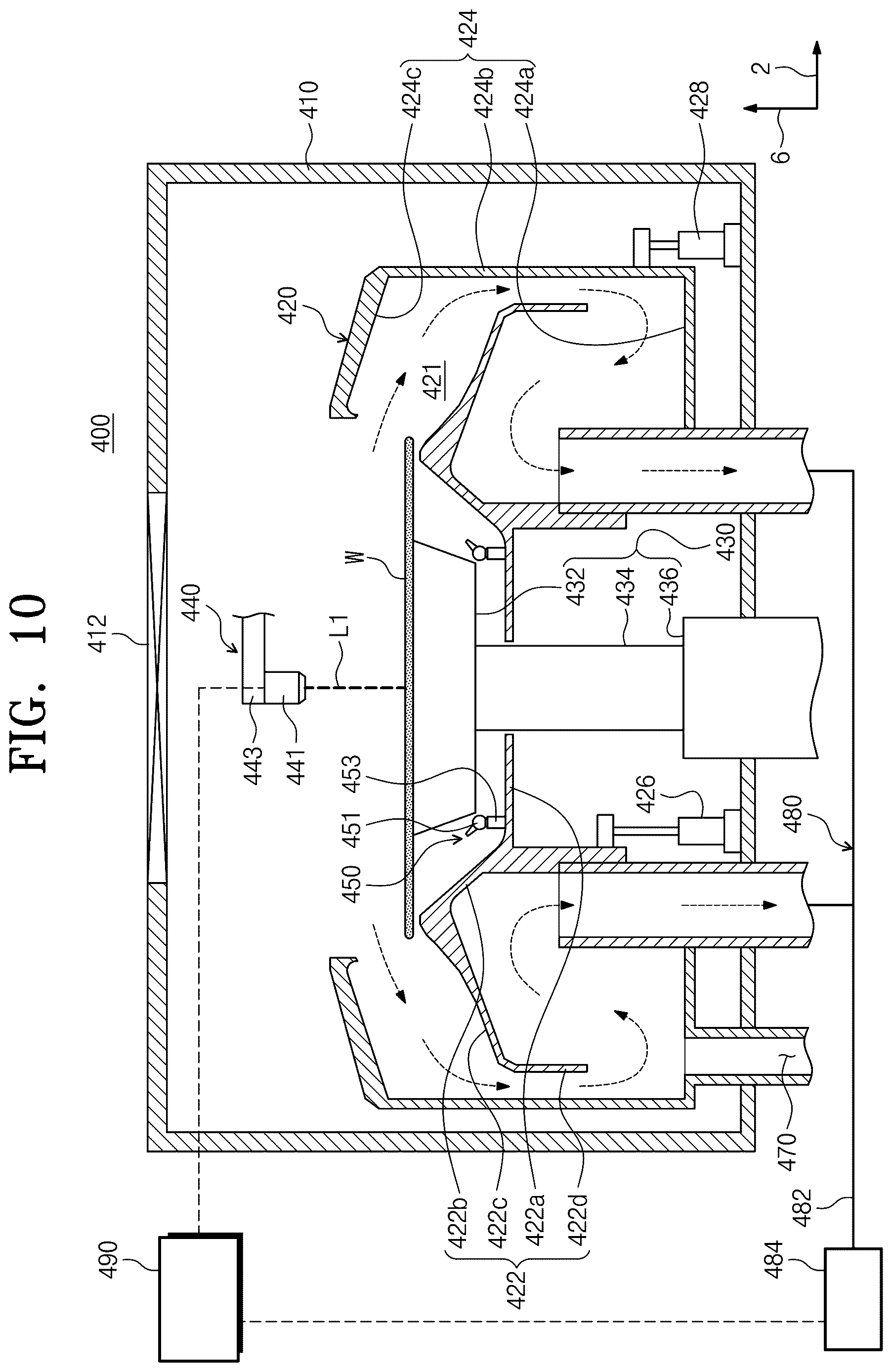 Patent US12619169 Figure 9 – Apparatus for treating substrate and method for treating a substrate