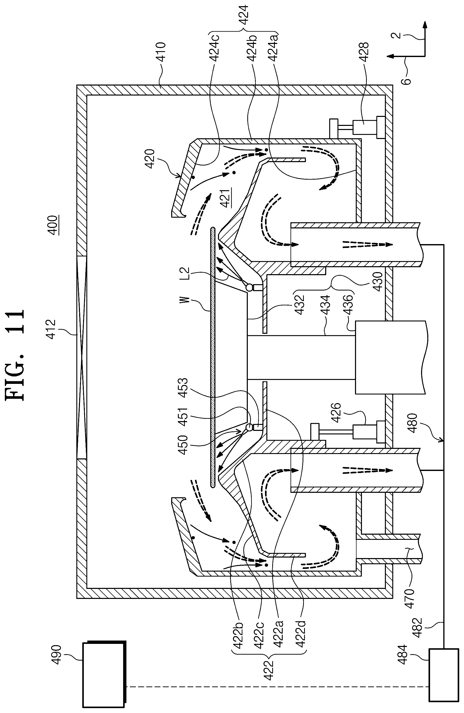 Patent US12619169 Figure 10 – Apparatus for treating substrate and method for treating a substrate
