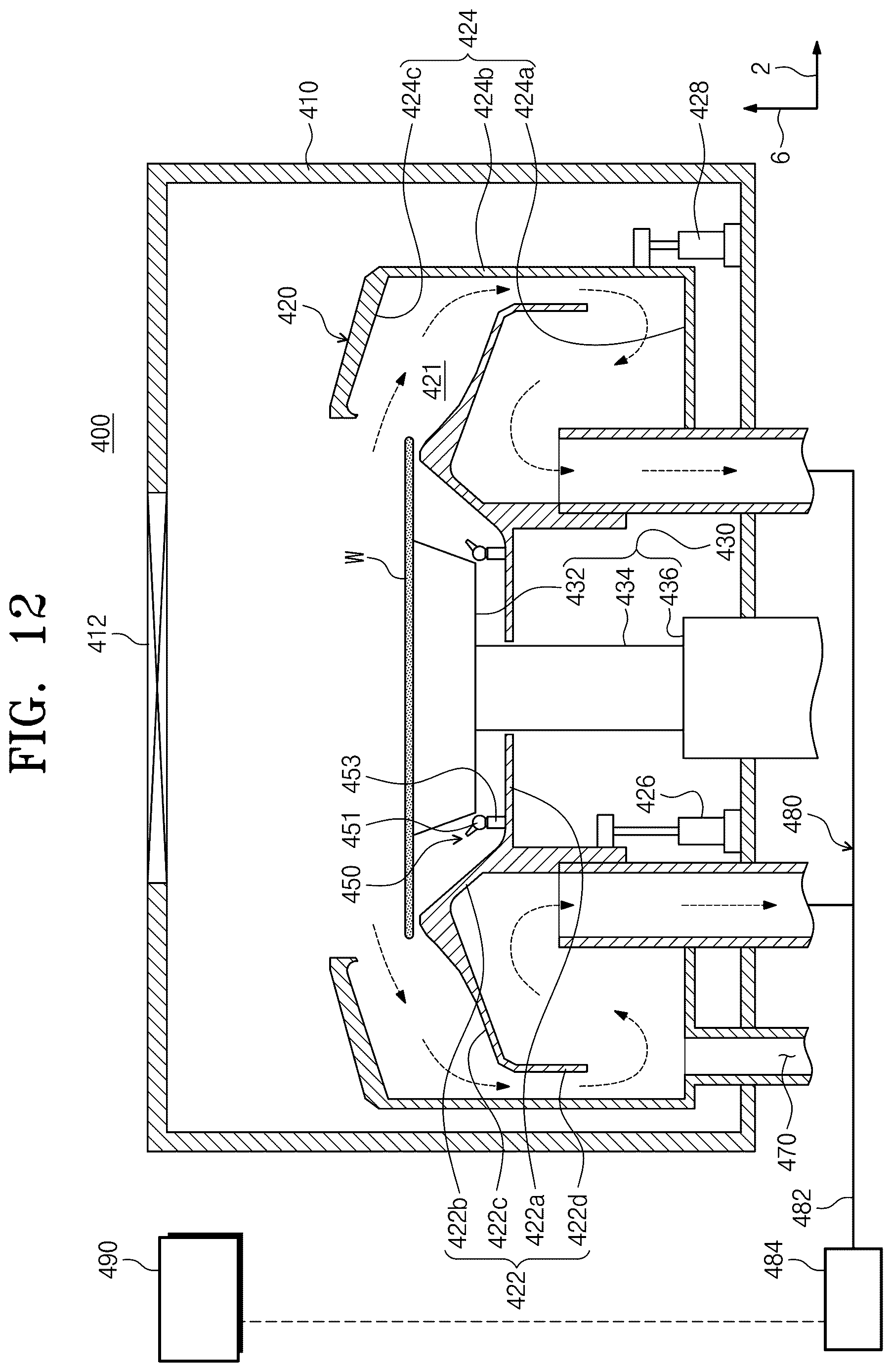 Patent US12619169 Figure 11 – Apparatus for treating substrate and method for treating a substrate