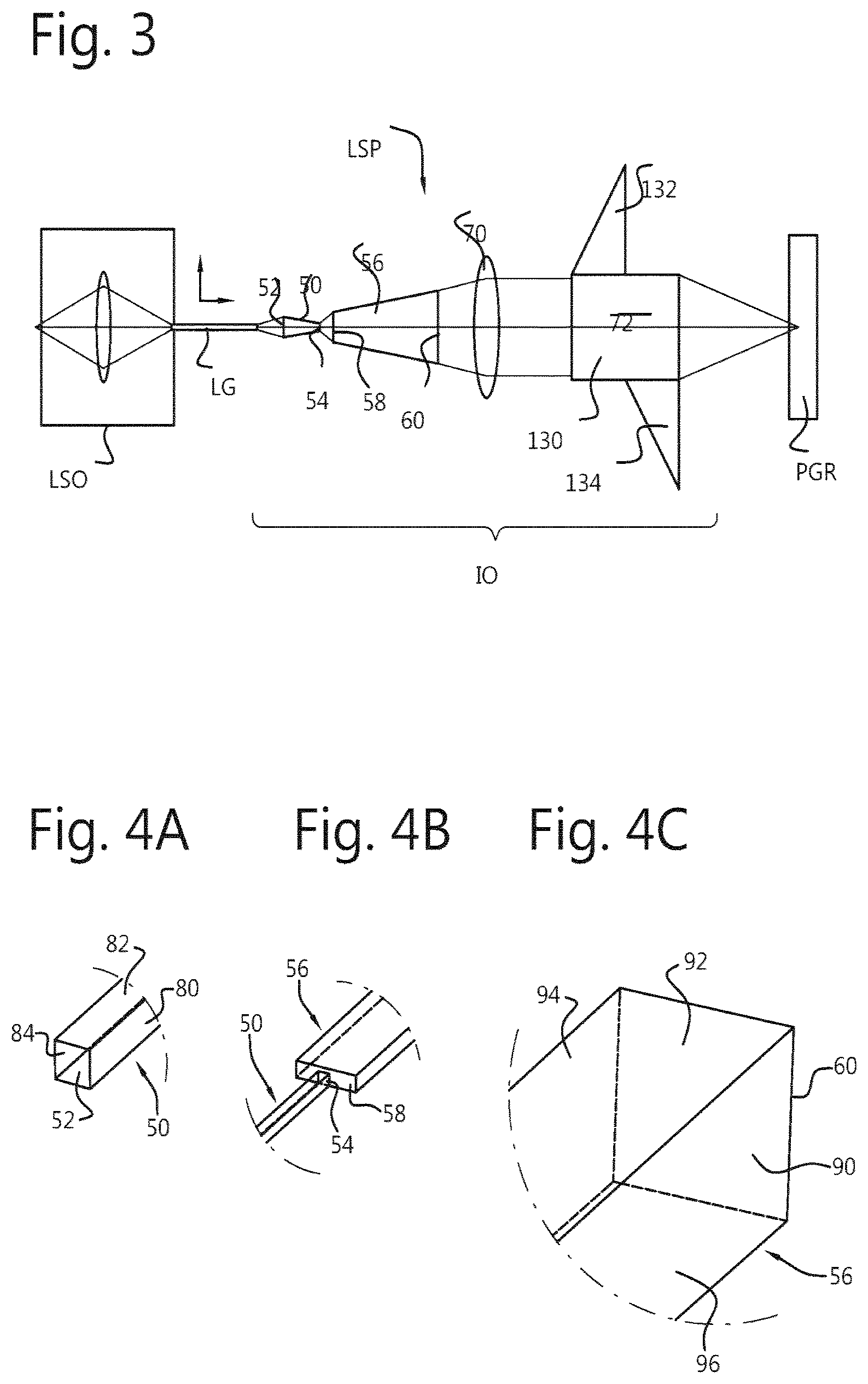 Patent US12619170 Figure 3 – Projection unit for a level sensor, method of monitoring height of a substrate, and lithographic system comprising the projection unit