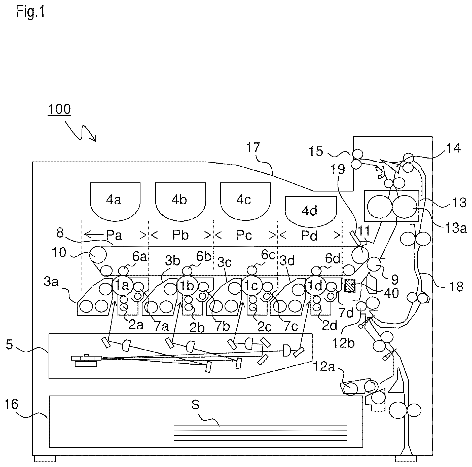 Patent US12619172 Figure 1 – Image forming apparatus