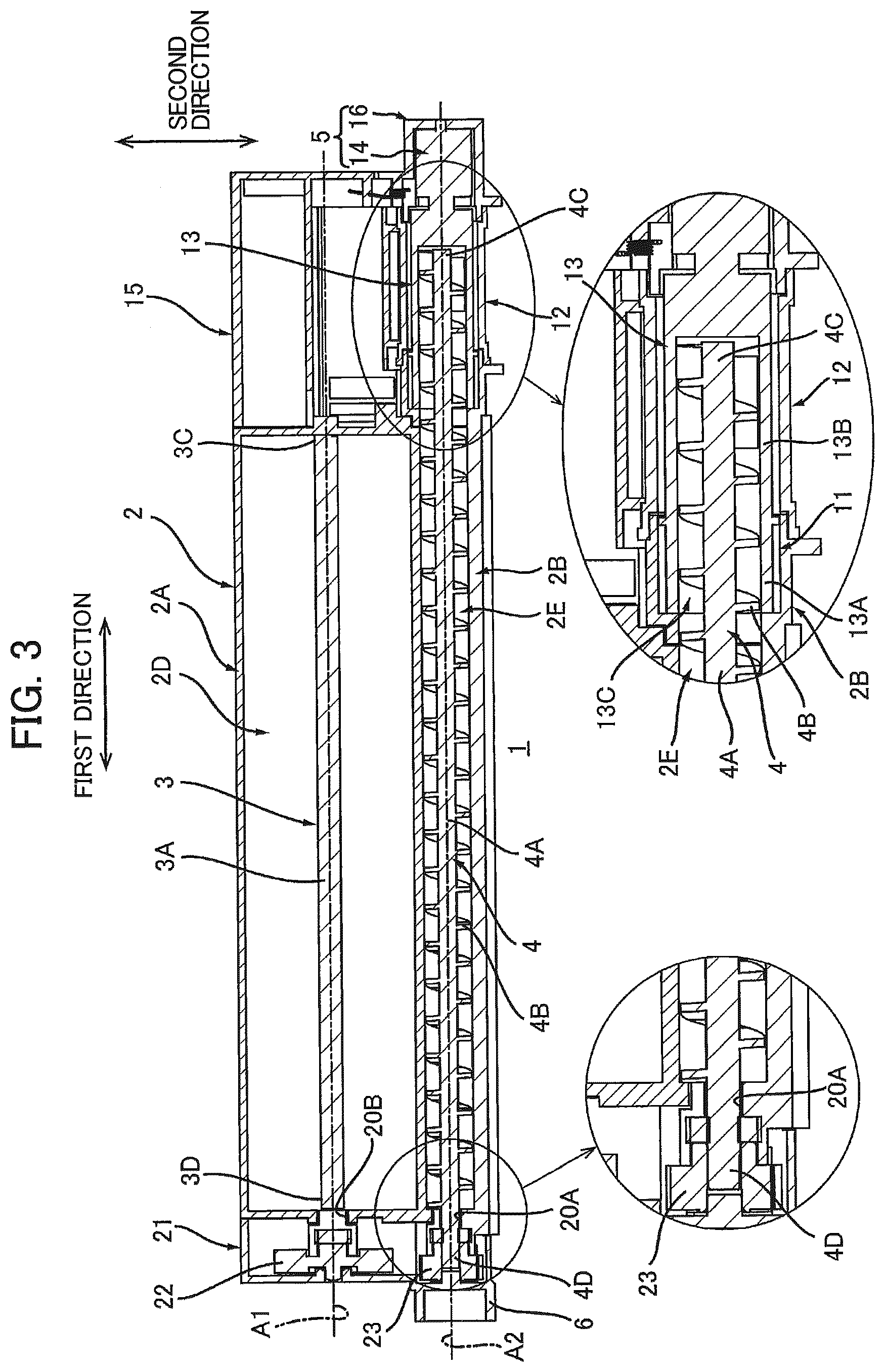 Patent US12619174 Figure 3 – Toner cartridge attachable to image forming apparatus