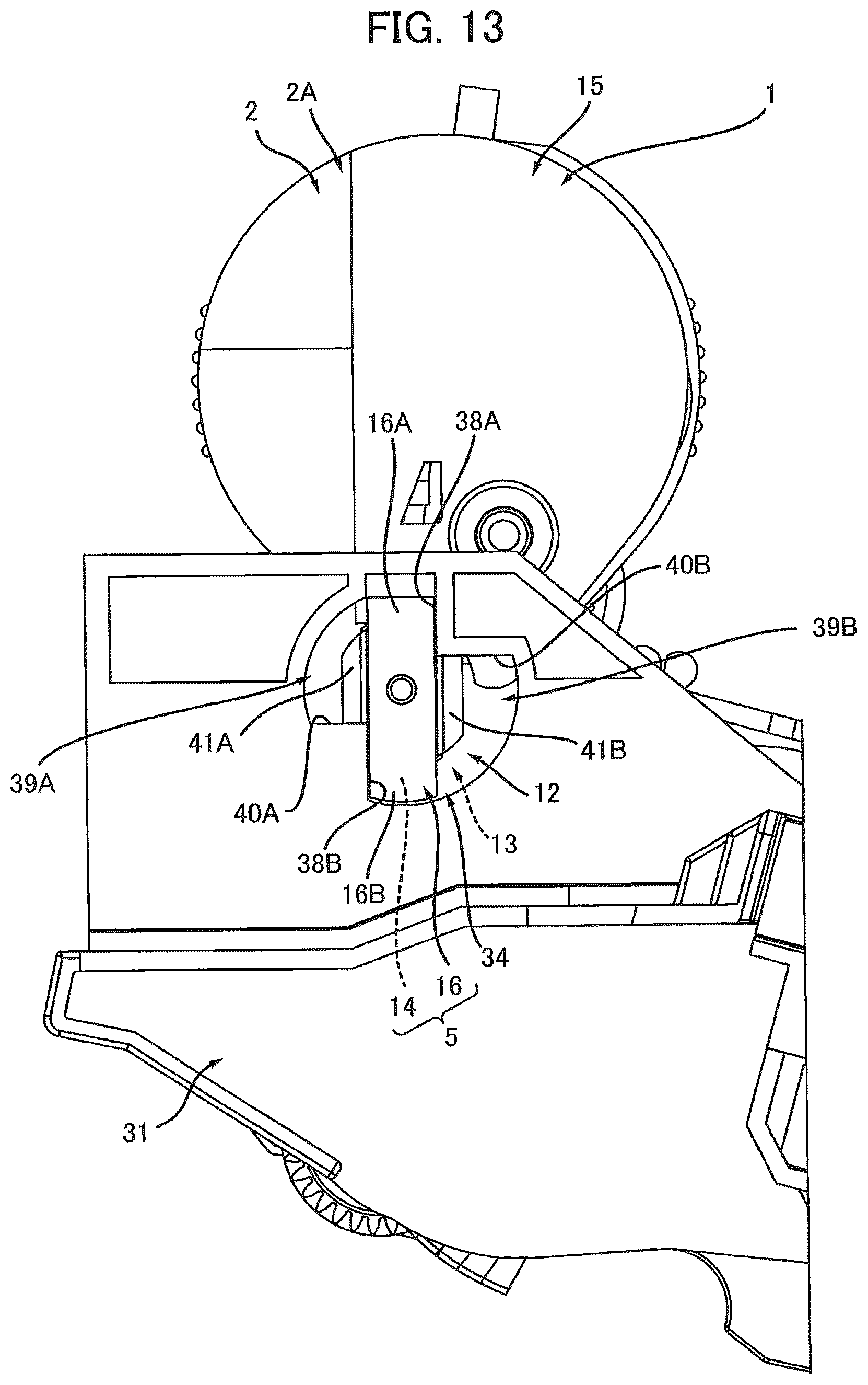 Patent US12619174 Figure 13 – Toner cartridge attachable to image forming apparatus