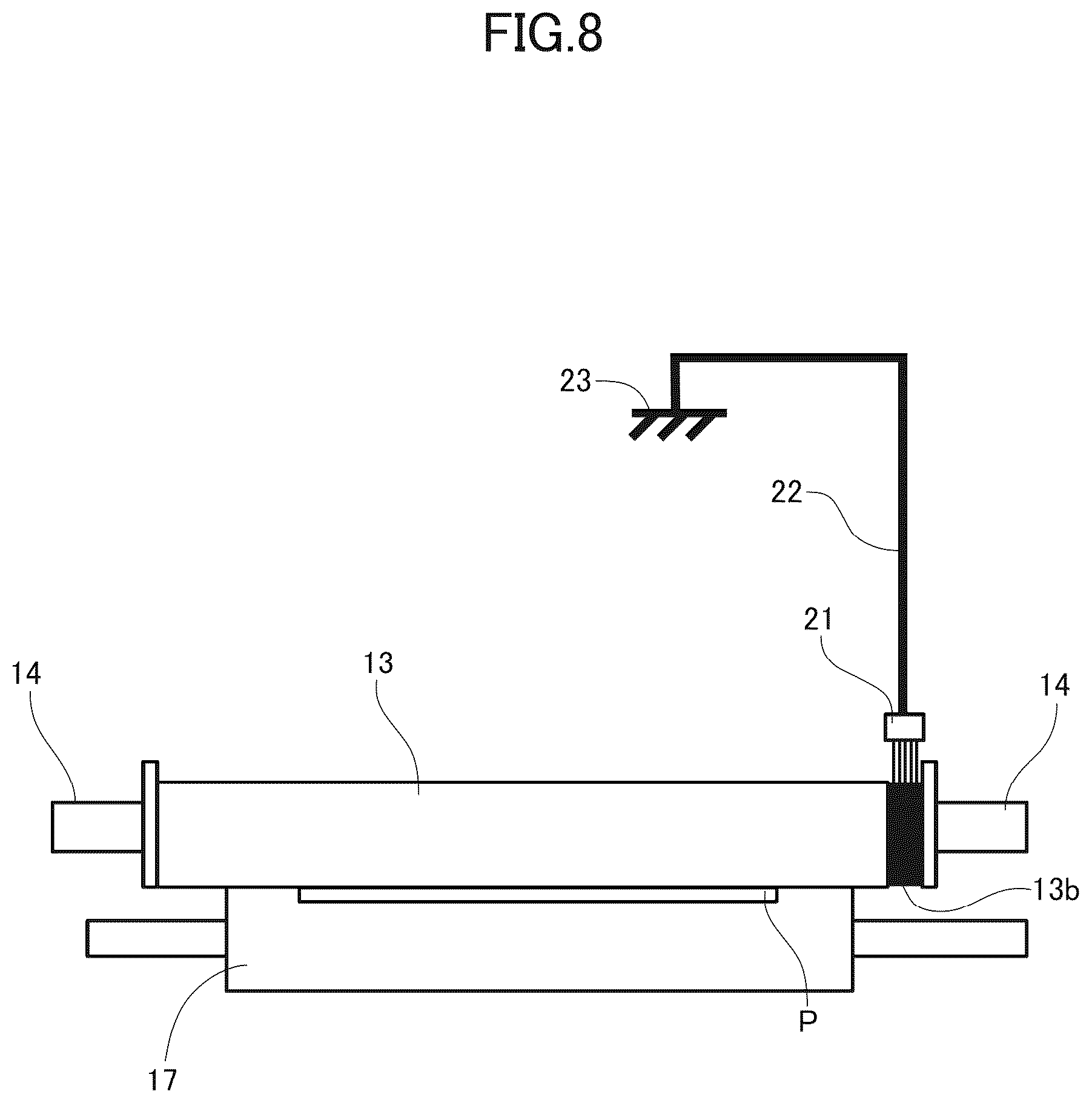Patent US12619178 Figure 8 – Fixing apparatus and image forming apparatus