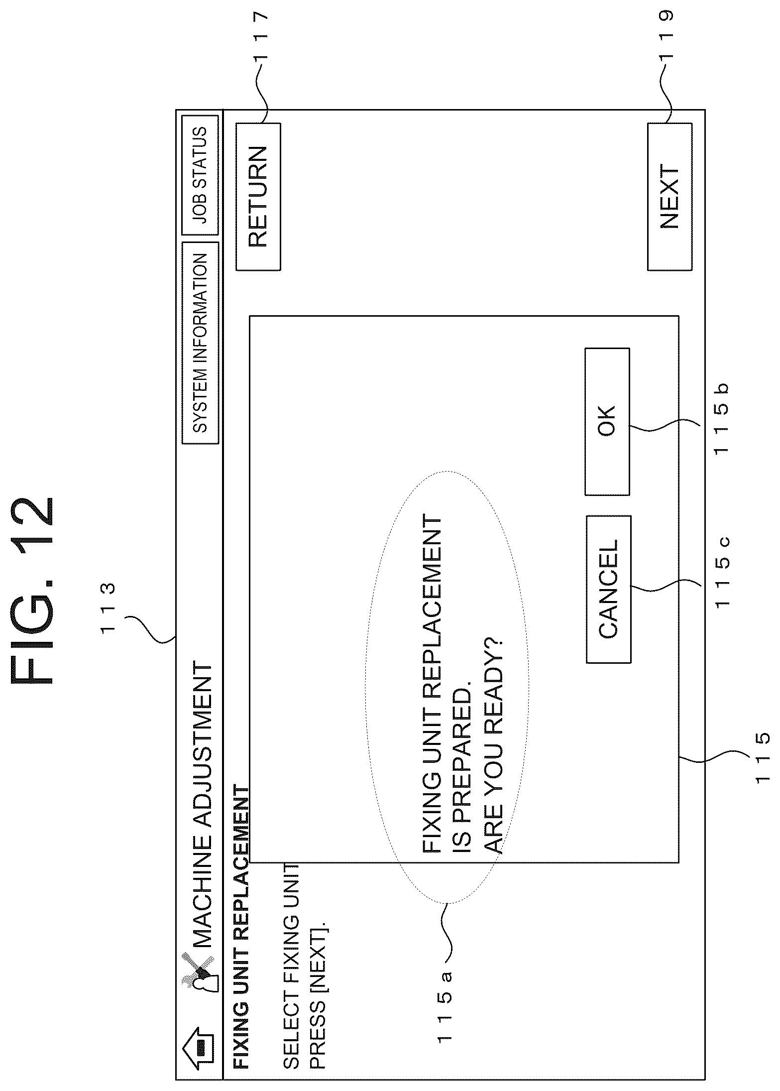 Patent US12619179 Figure 12 – Image forming apparatus and operation method for image forming apparatus