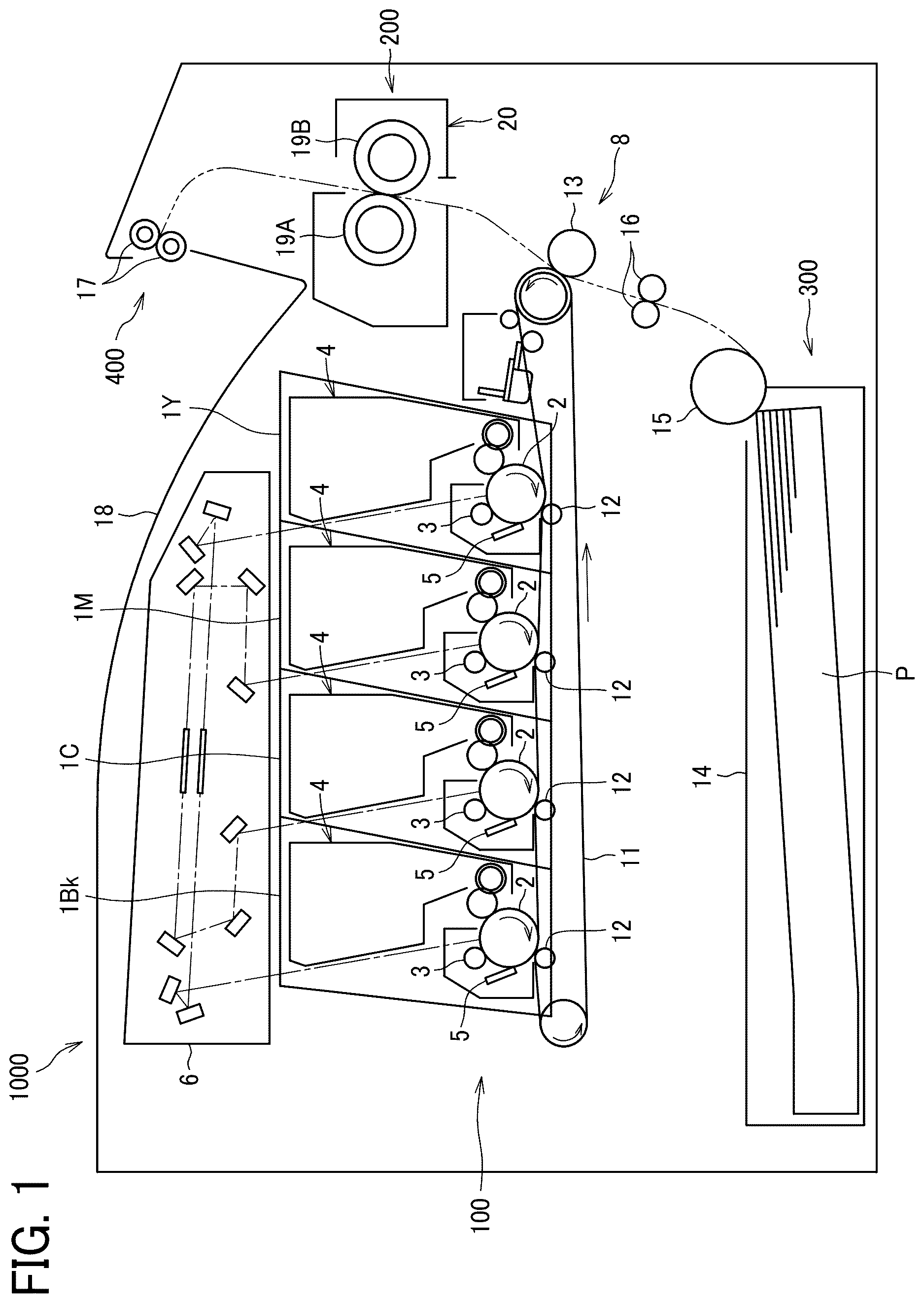 Patent US12619180 Figure 1 – Heating device, fixing device, and image forming apparatus