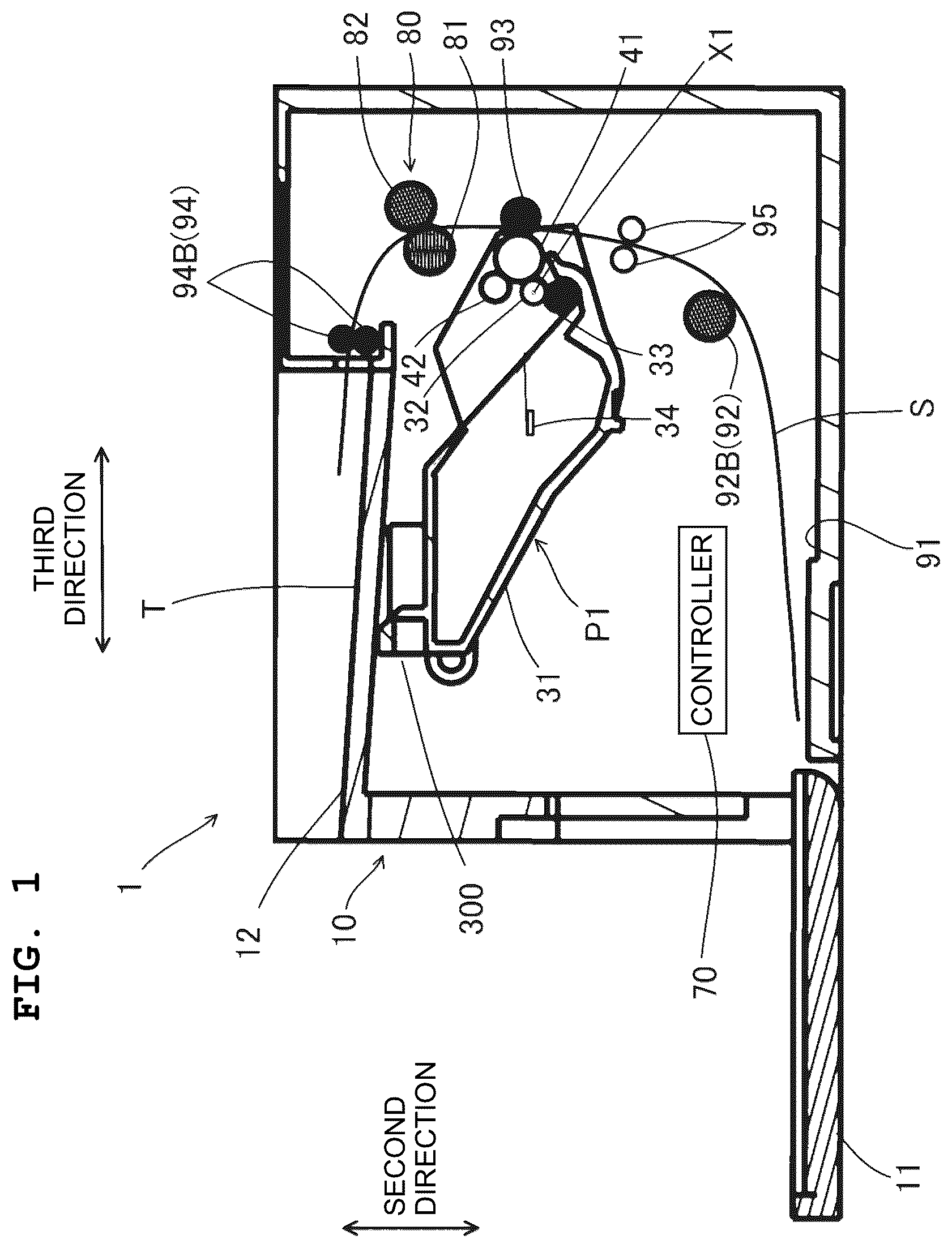 Patent US12619182 — Image forming apparatus including clutch to switch transmission of driving force — Figure 1