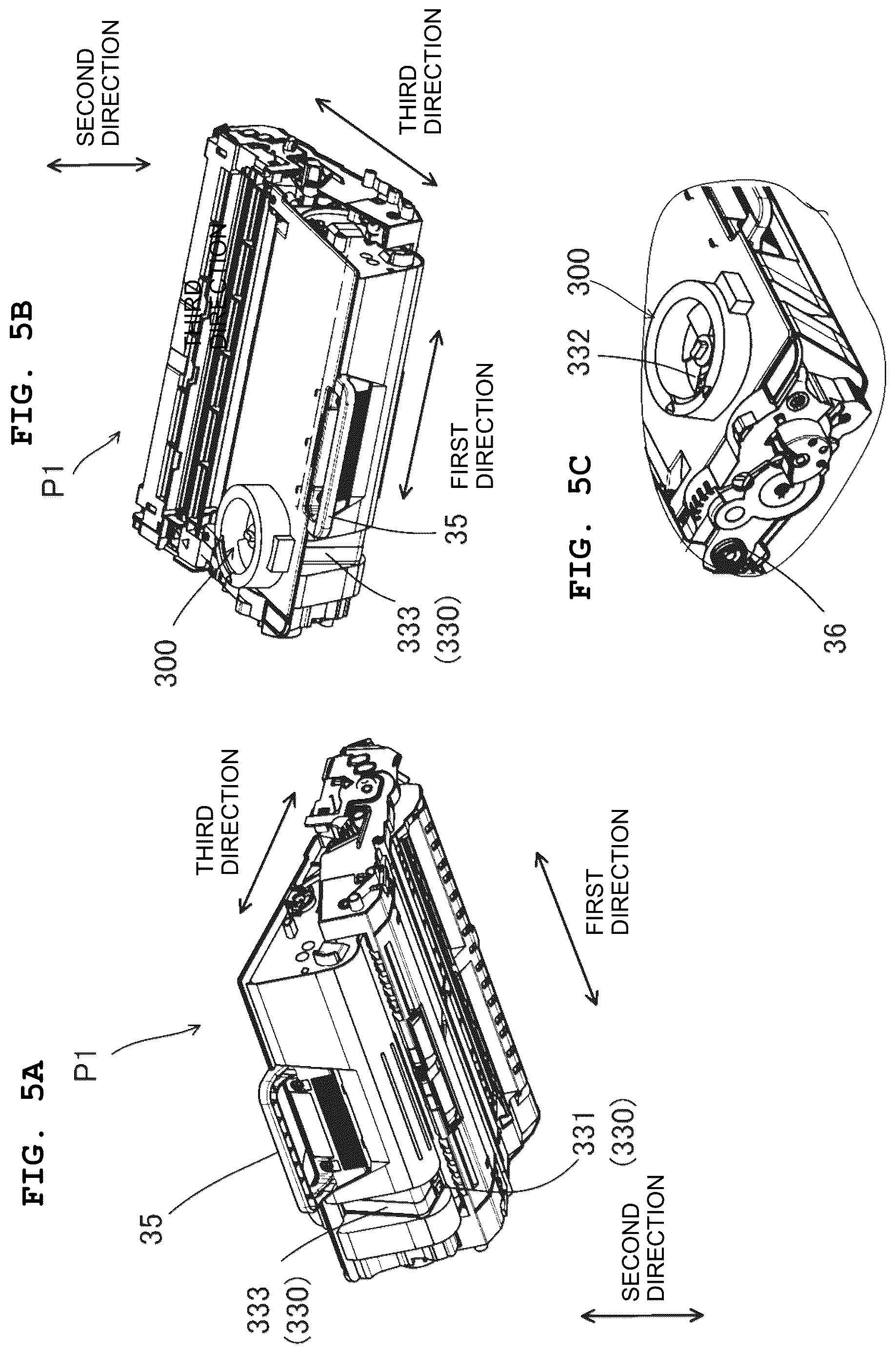 Patent US12619182 Figure 5 – Image forming apparatus including clutch to switch transmission of driving force