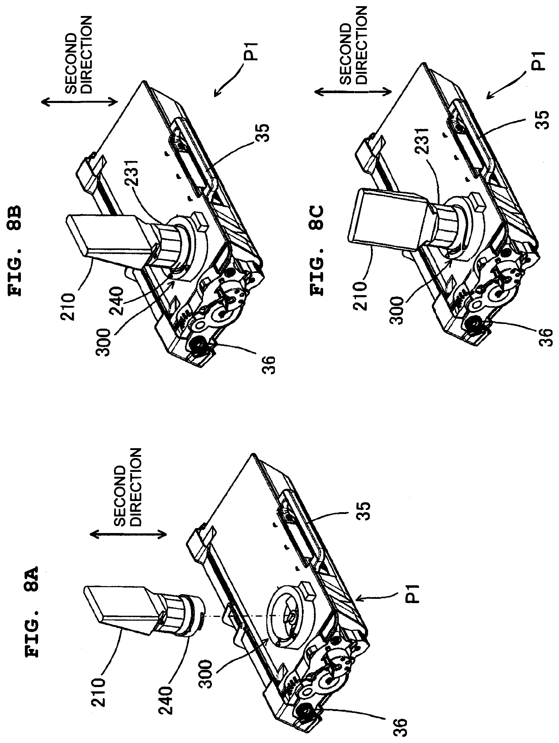 Patent US12619182 Figure 8 – Image forming apparatus including clutch to switch transmission of driving force