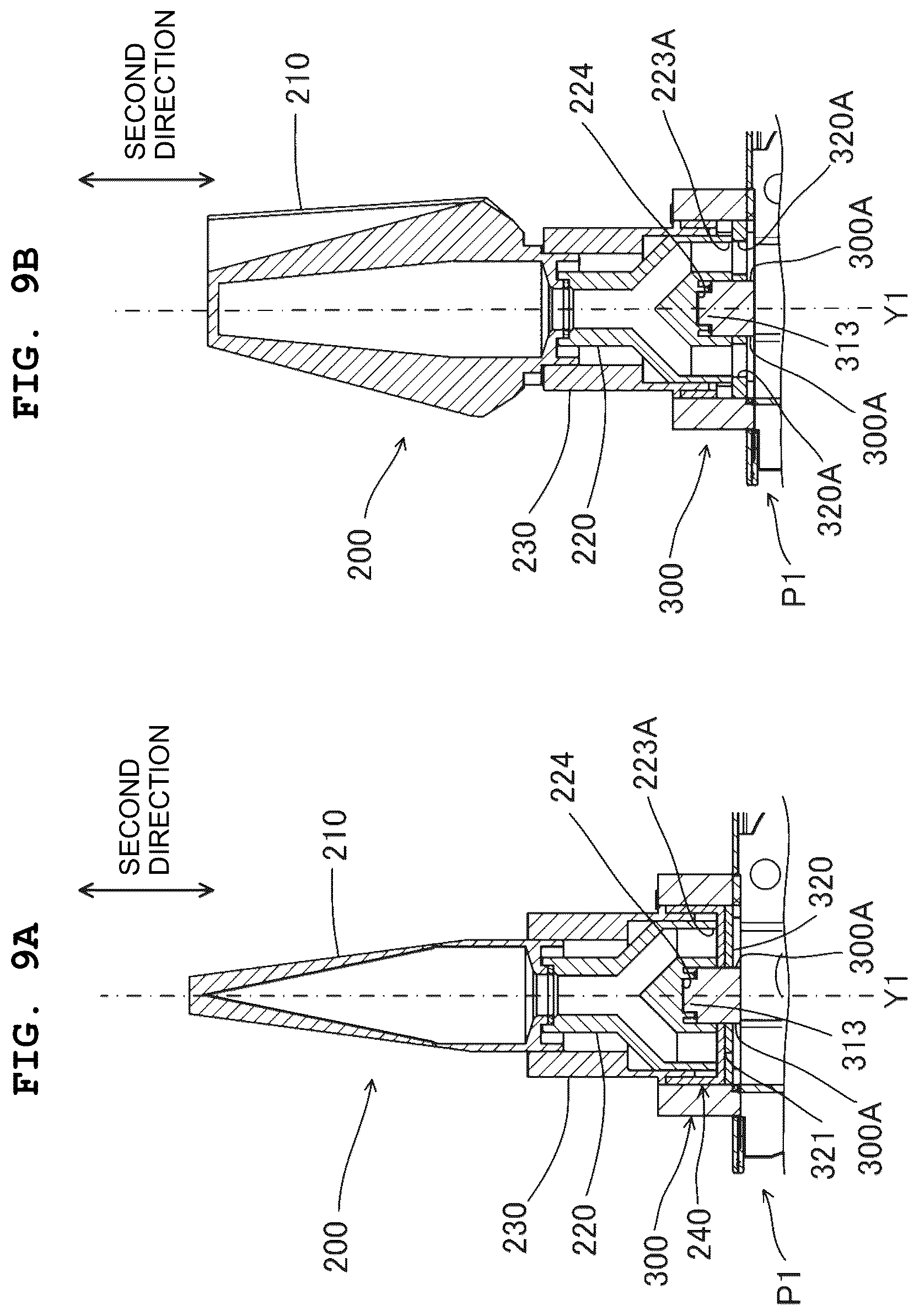 Patent US12619182 Figure 9 – Image forming apparatus including clutch to switch transmission of driving force