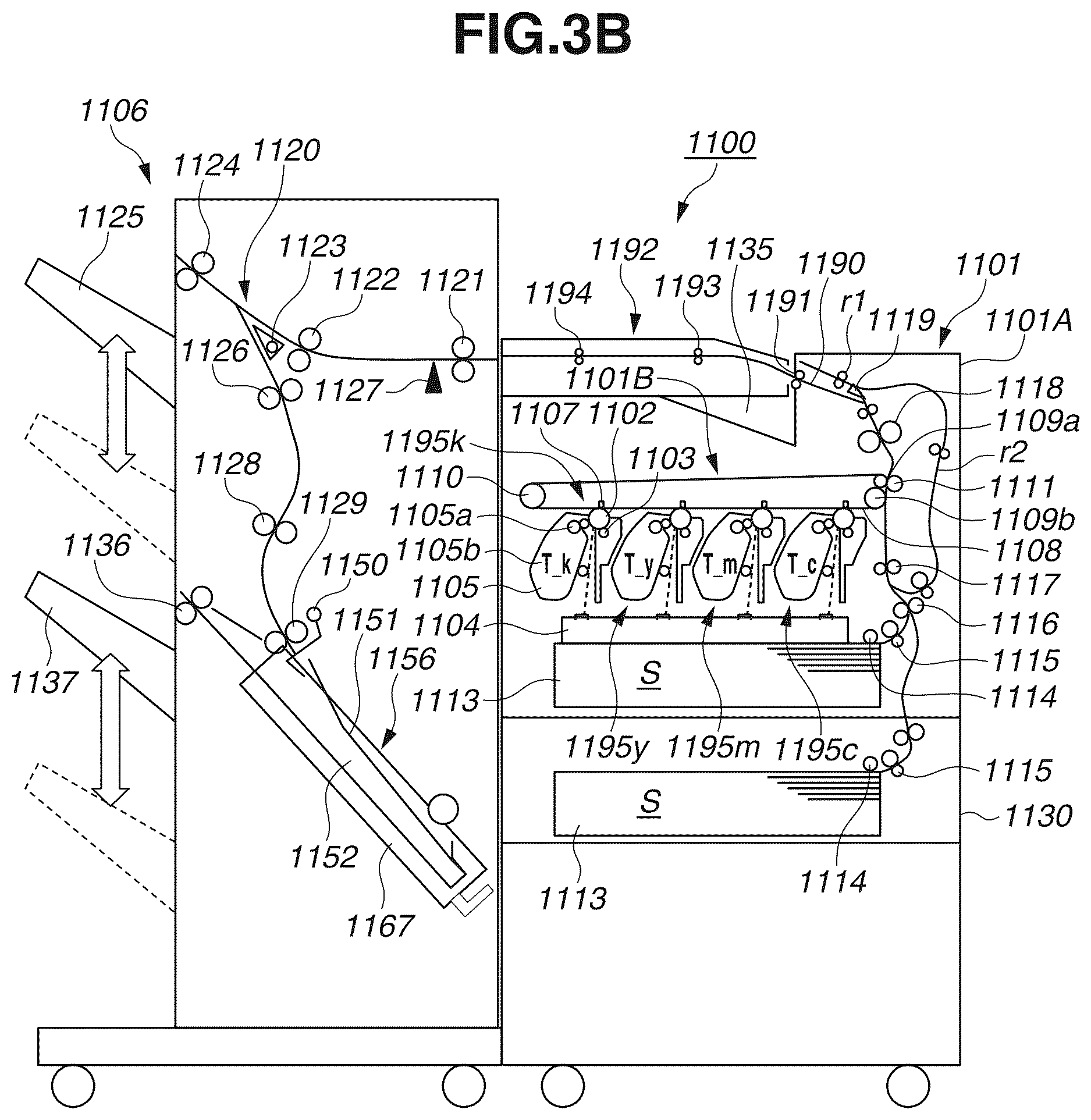 Patent US12619186 Figure 4 – Image forming system having sheet processor with thermal binding, control method and storage medium