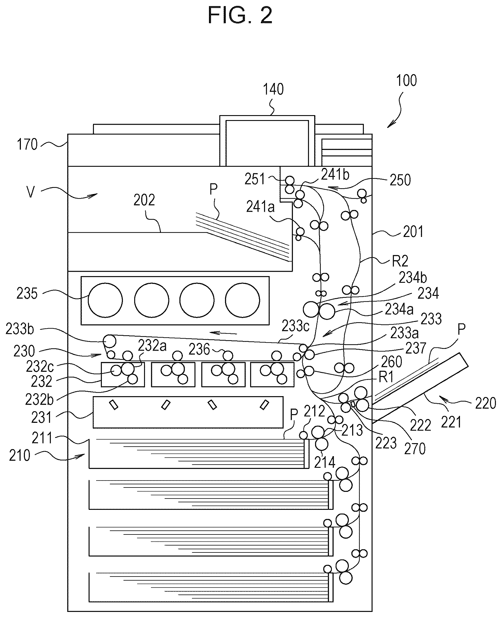 Patent US12619187 Figure 2 – Image forming apparatus, method for controlling image forming apparatus, and storage medium