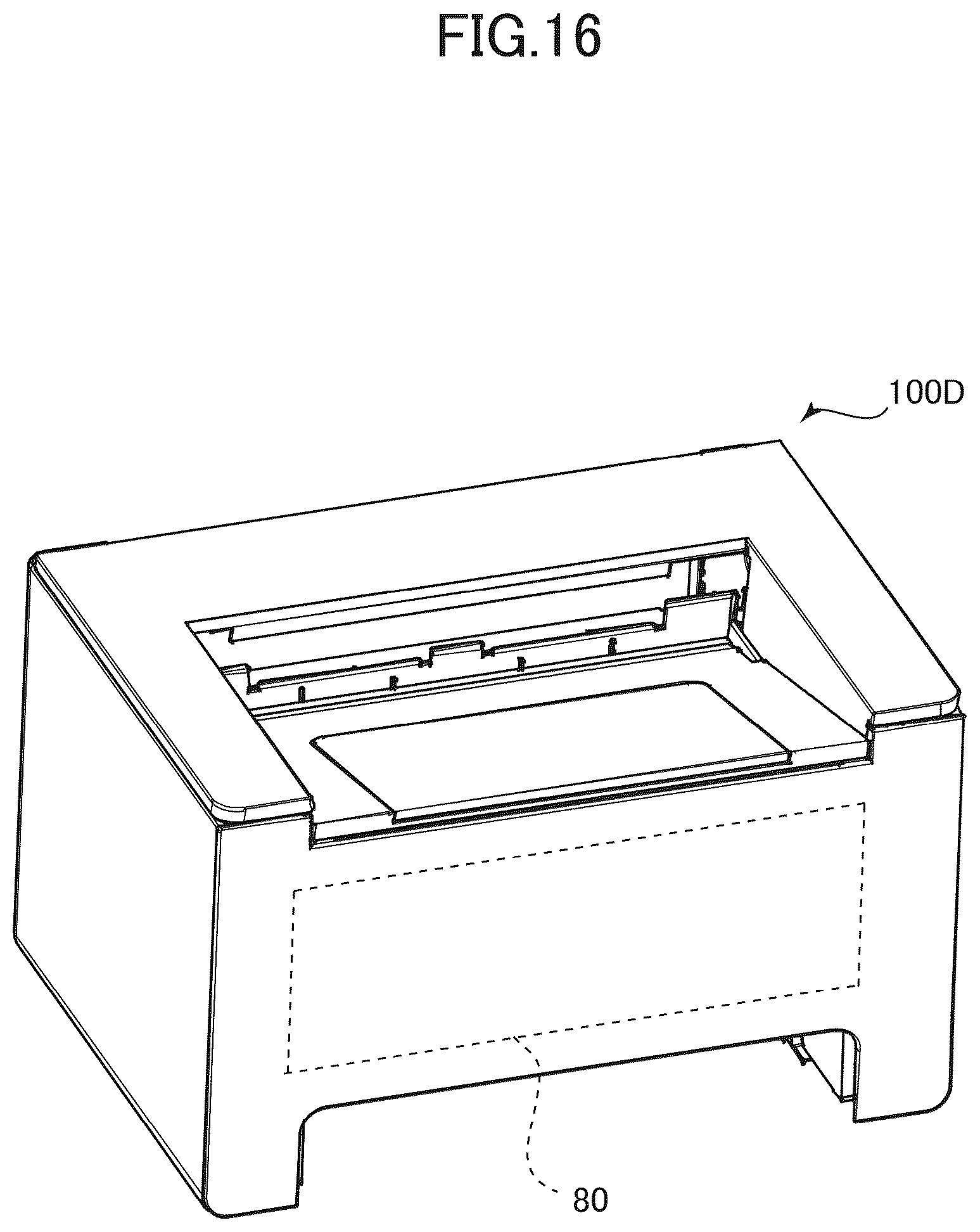 Patent US12619189 Figure 16 – Image forming apparatus with a casing including particularly arranged frames and covers