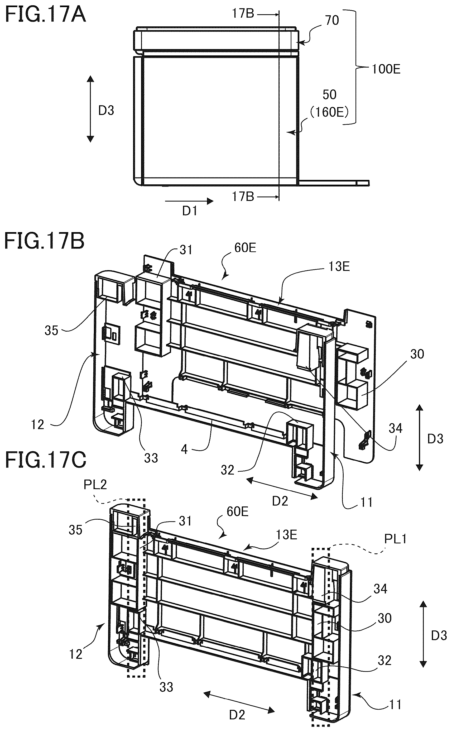 Patent US12619189 Figure 17 – Image forming apparatus with a casing including particularly arranged frames and covers