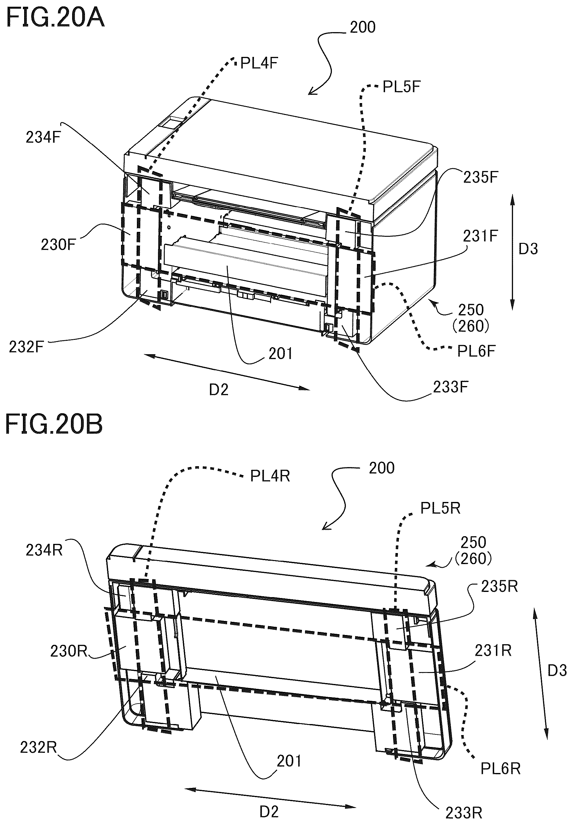 Patent US12619189 Figure 20 – Image forming apparatus with a casing including particularly arranged frames and covers