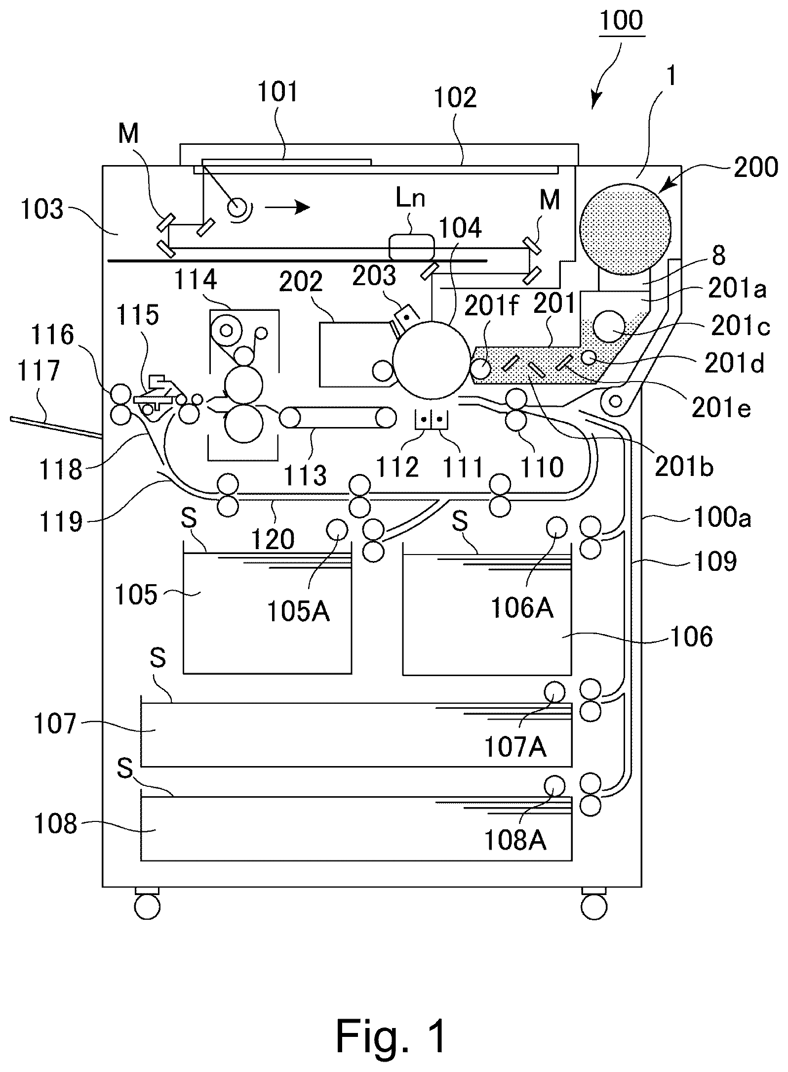 Patent US12619190 — Developer supply container and developer supplying system — Figure 1