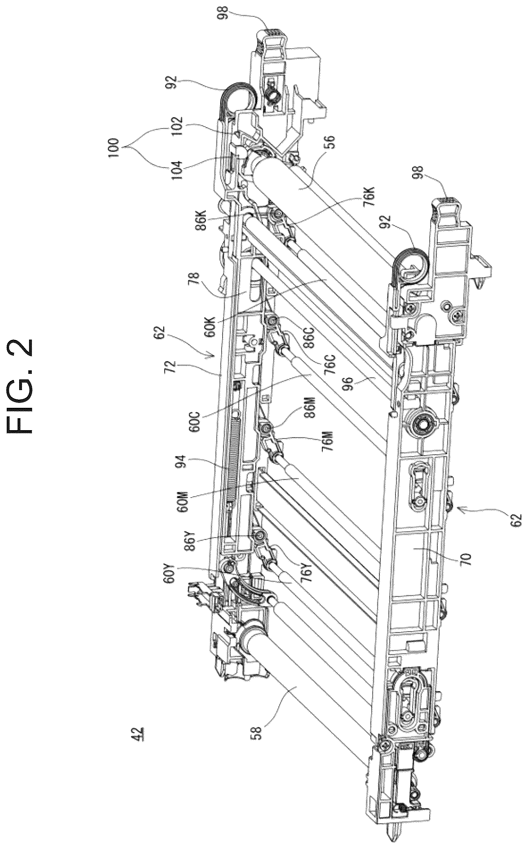 Patent US12619191 Figure 2 – Image forming apparatus including a contact and separation mechanism