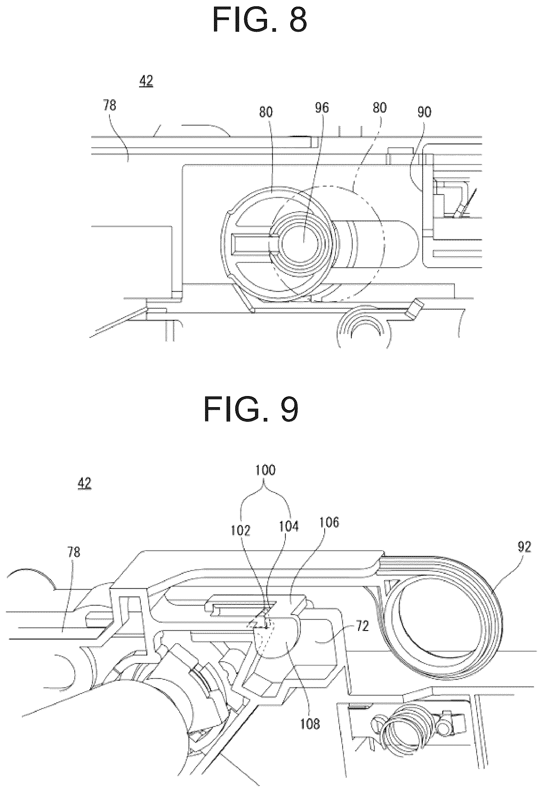 Patent US12619191 Figure 8 – Image forming apparatus including a contact and separation mechanism