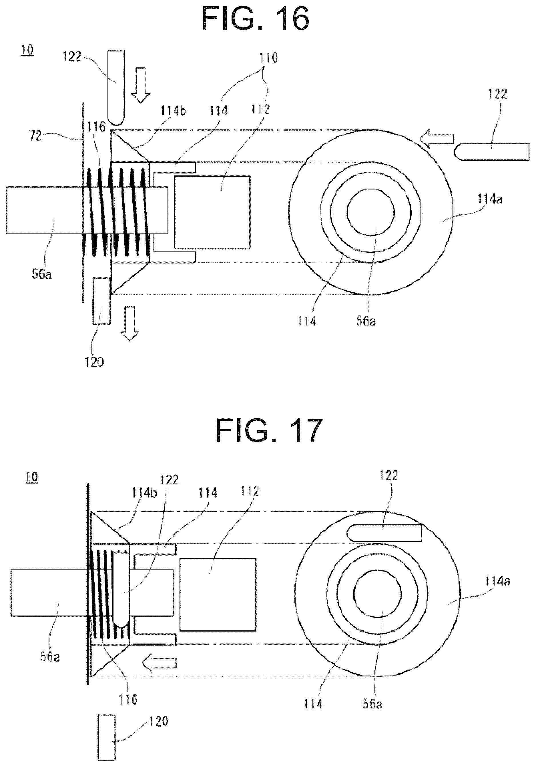Patent US12619191 Figure 12 – Image forming apparatus including a contact and separation mechanism