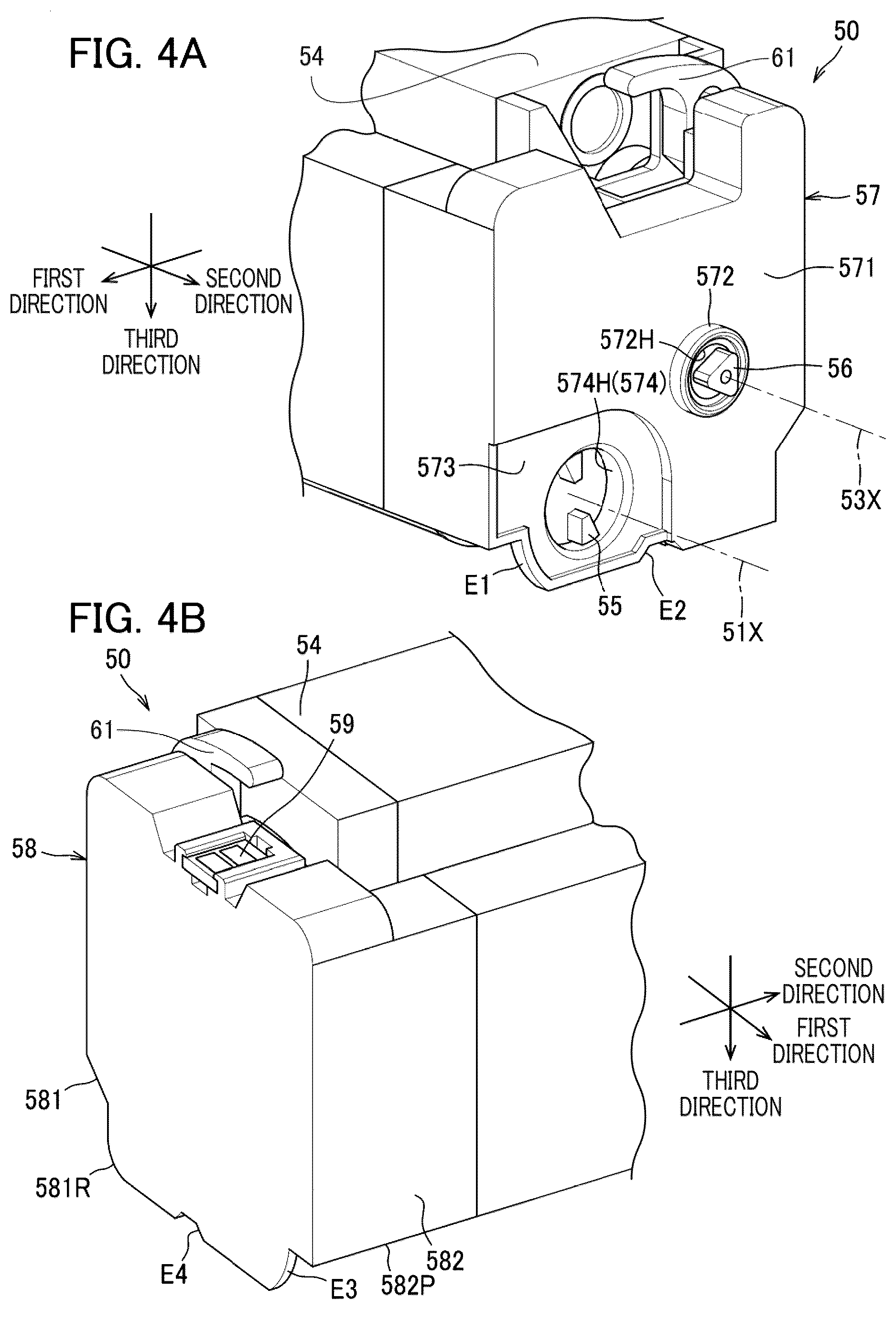 Patent US12619192 Figure 4 – Image forming apparatus including movable drawer having guide surface for guiding attachment of process cartridge