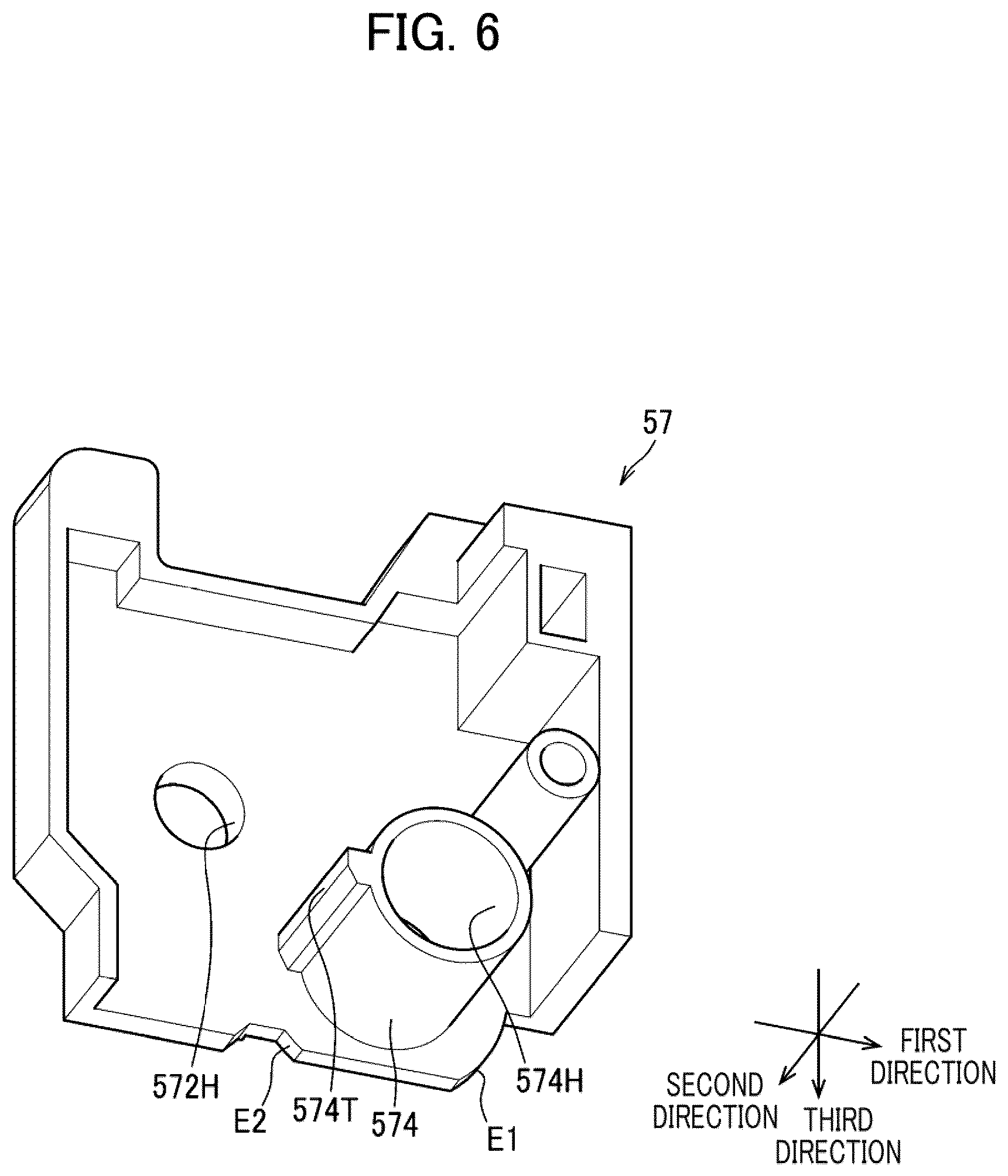 Patent US12619192 Figure 6 – Image forming apparatus including movable drawer having guide surface for guiding attachment of process cartridge