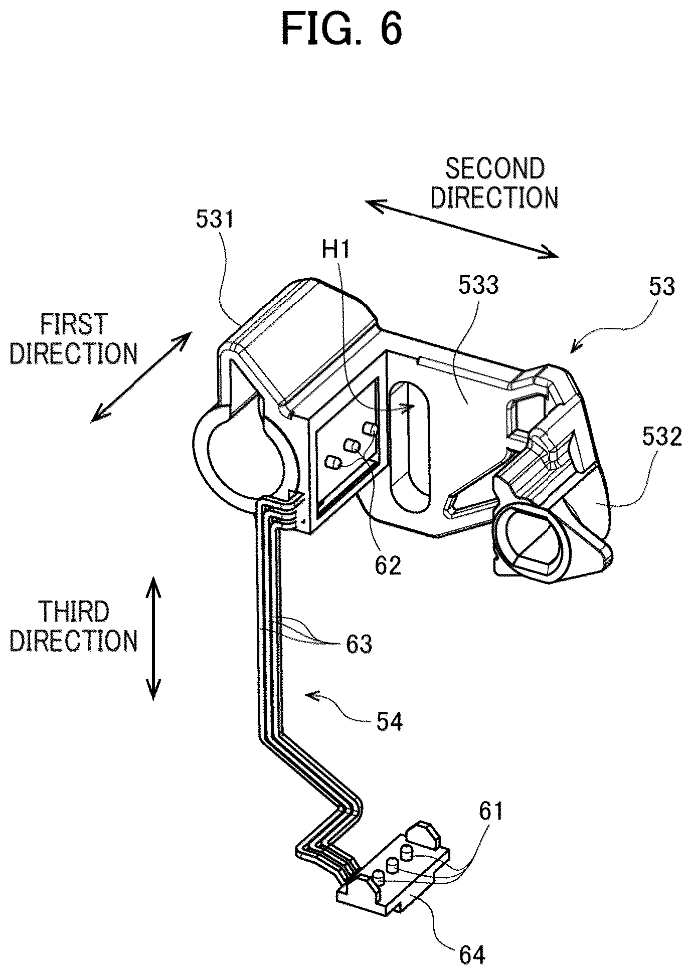 Patent US12619193 Figure 6 – Drum cartridge including movable holder having holder terminal, and relay electrode electrically connectable to holder terminal and memory of developing cartridge attached to drum frame