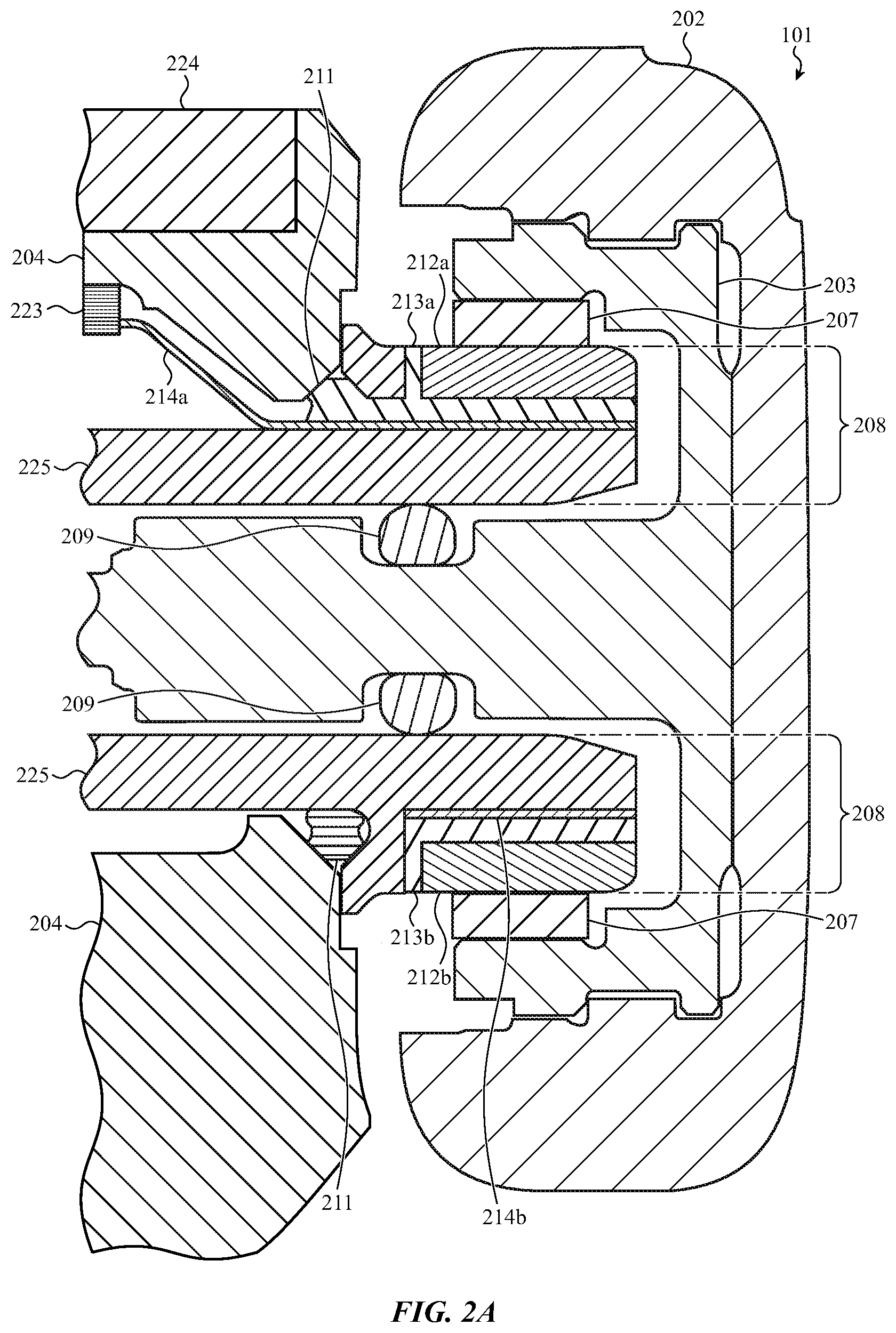 Patent US12619201 Figure 2 – Force-detecting input structure