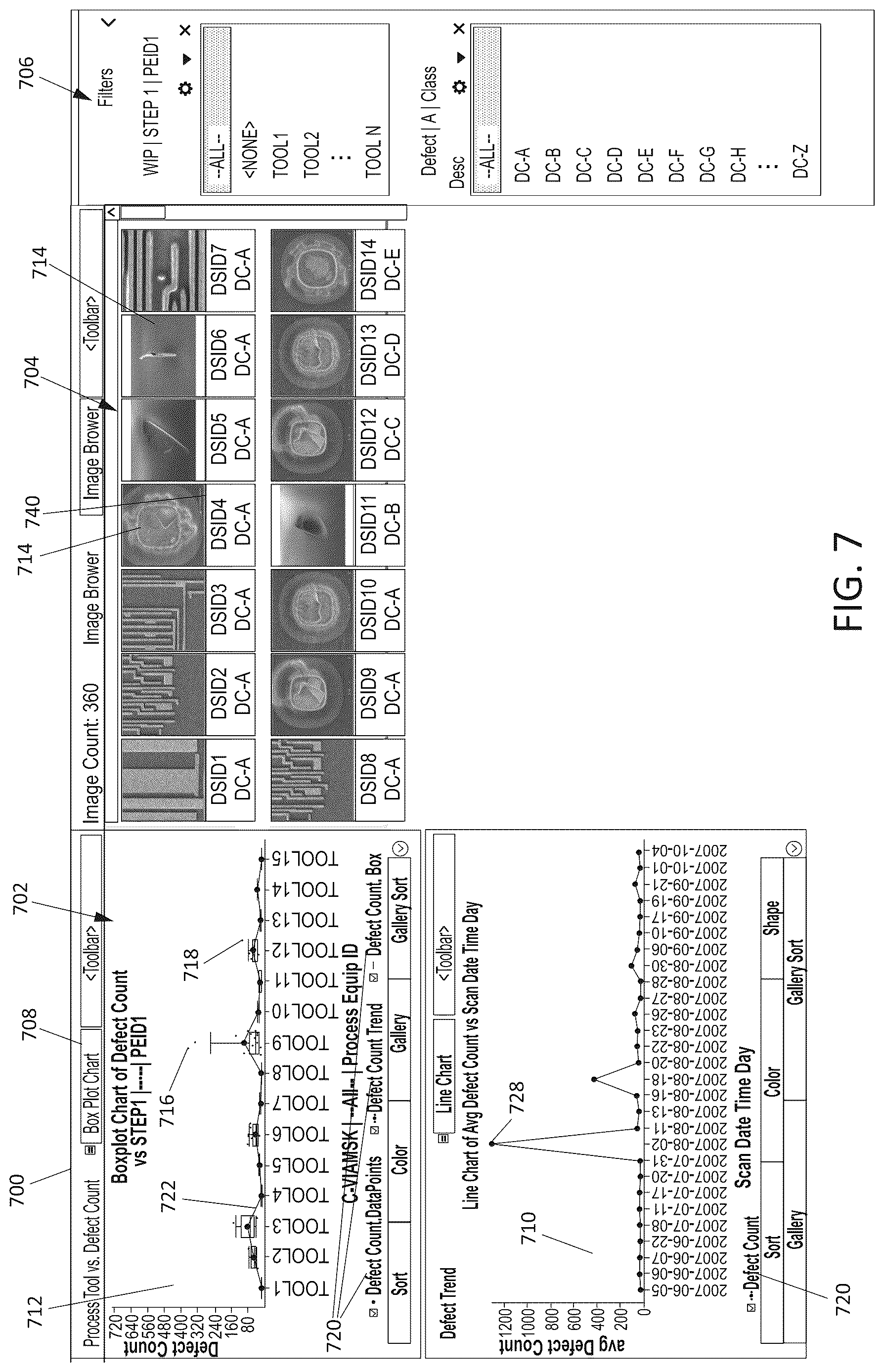 Patent US12619219 Figure 8 – Fabrication fingerprint for proactive yield management