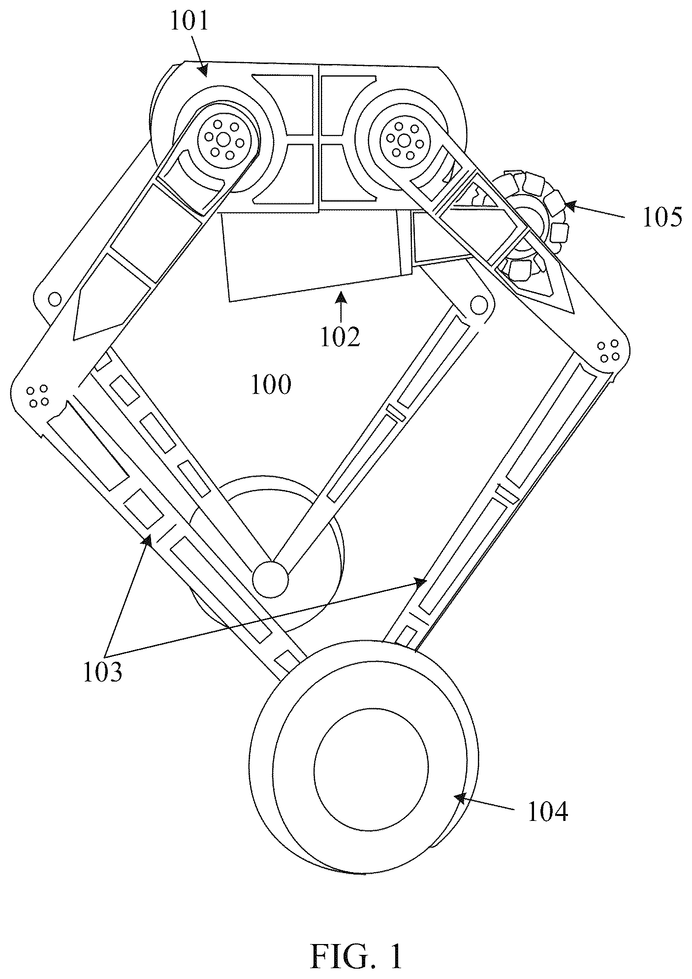 Patent US12619234 — Robot control method and apparatus, robot and computer-readable storage medium — Figure 1