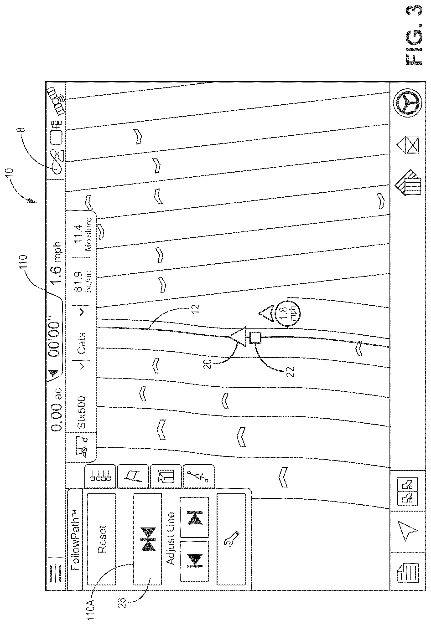 Patent US12619236 Figure 8 – Apparatus, systems and methods for automated navigation of agricultural equipment