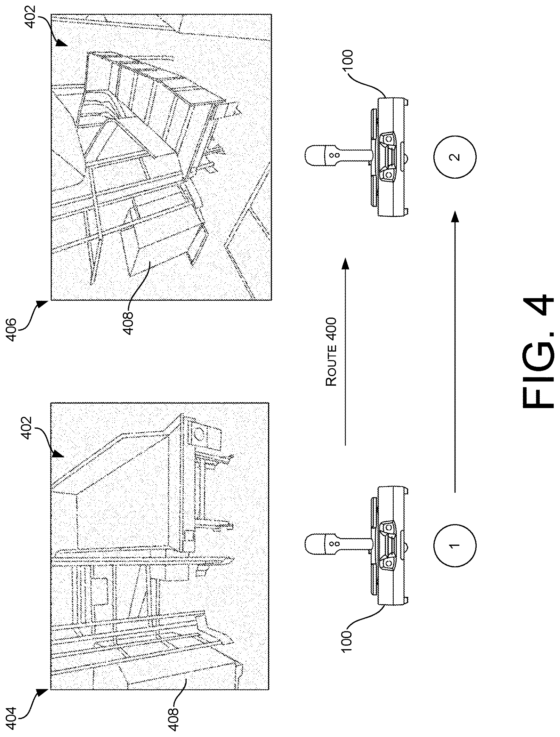 Patent US12619240 Figure 4 – Reality capture robot for generating a map of an environment