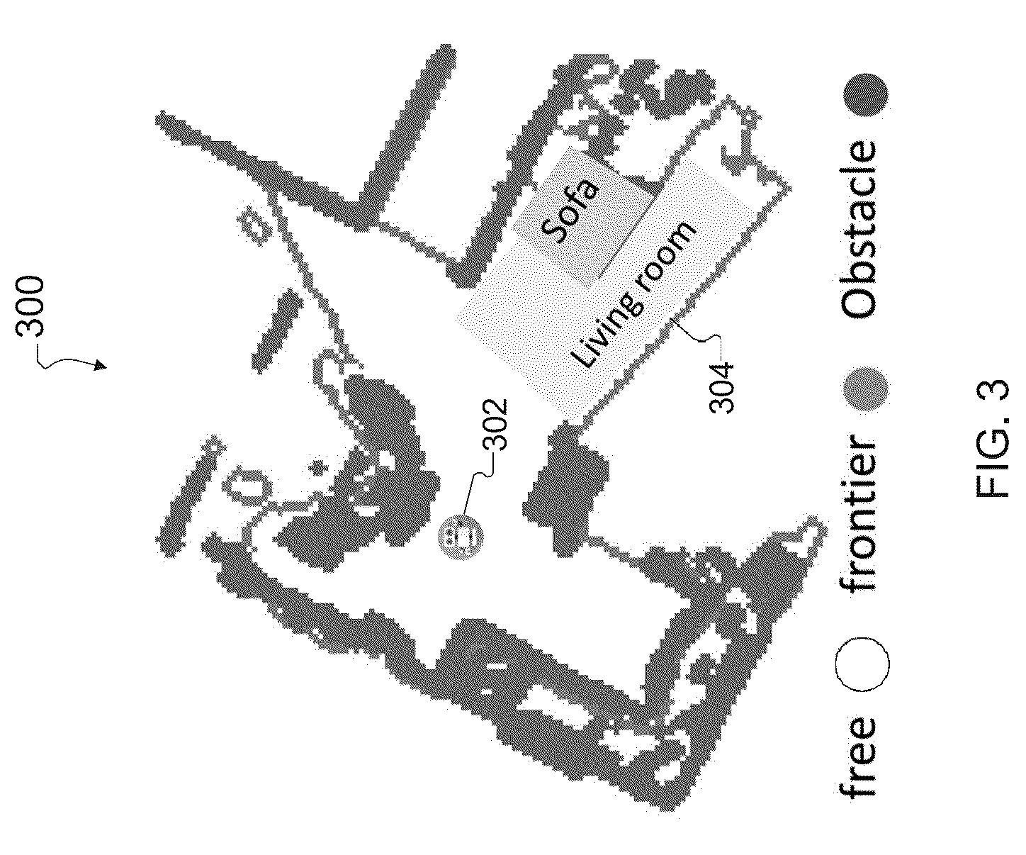 Patent US12619241 Figure 3 – System and method for zero-shot object navigation using large language models