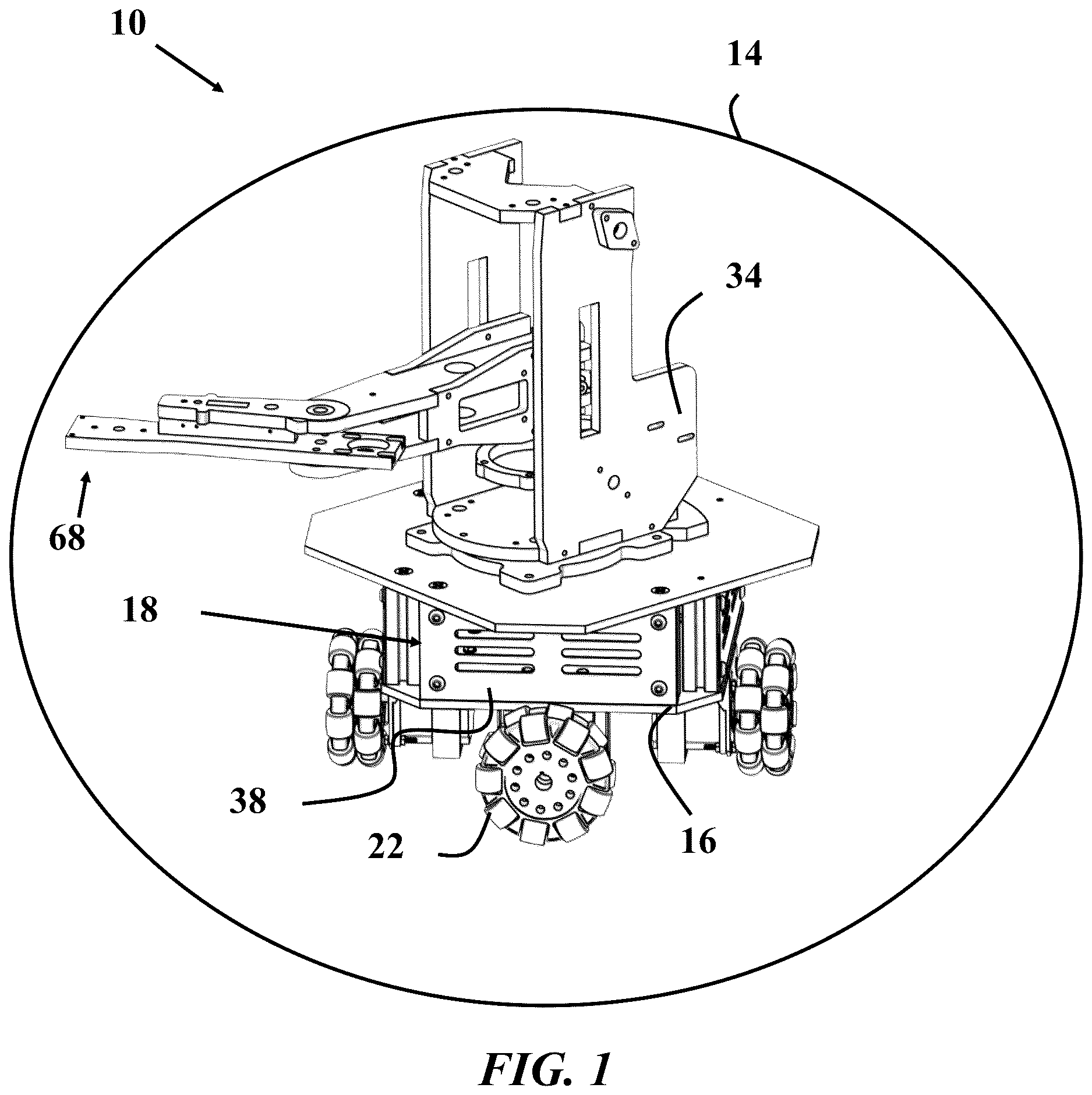 Patent US12619243 Figure 1 – Machine learning based reconfigurable mobile agents using swarm system manufacturing