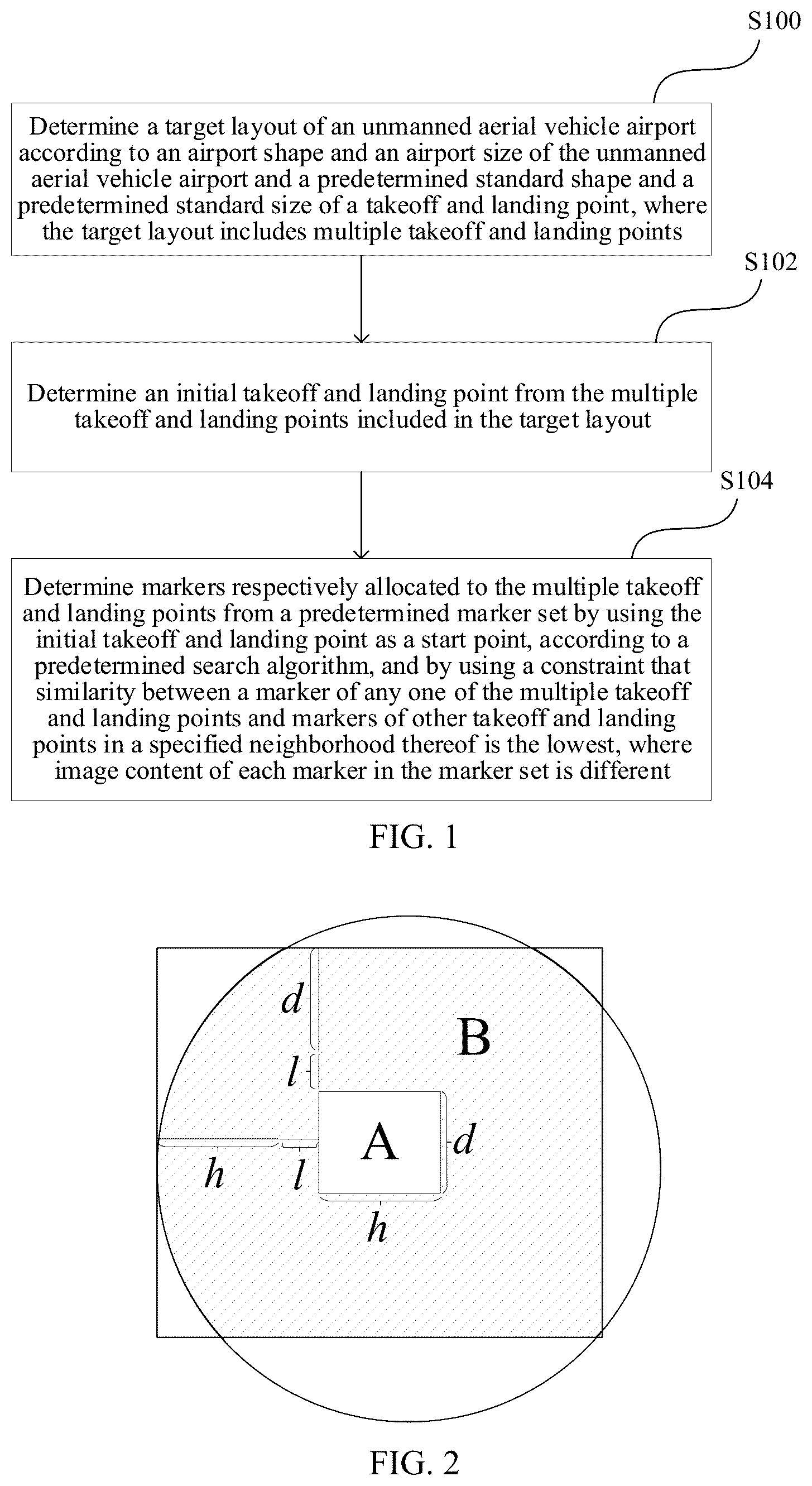 Patent US12619251 Figure 1 – Marker allocation method and apparatus in unmanned aerial vehicle airport and unmanned aerial vehicle landing method and apparatus