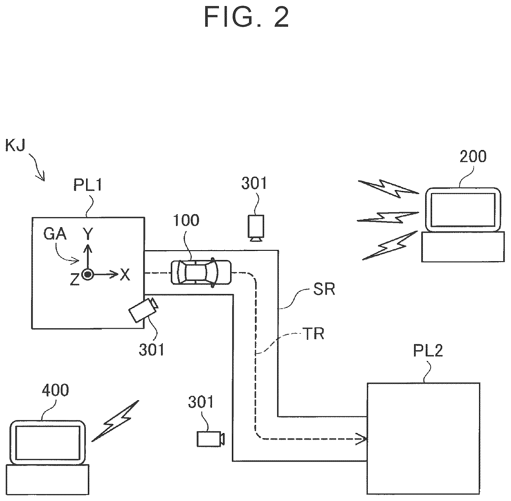 Patent US12619264 Figure 2 – System and method for controlling manufacturing process of mobile body