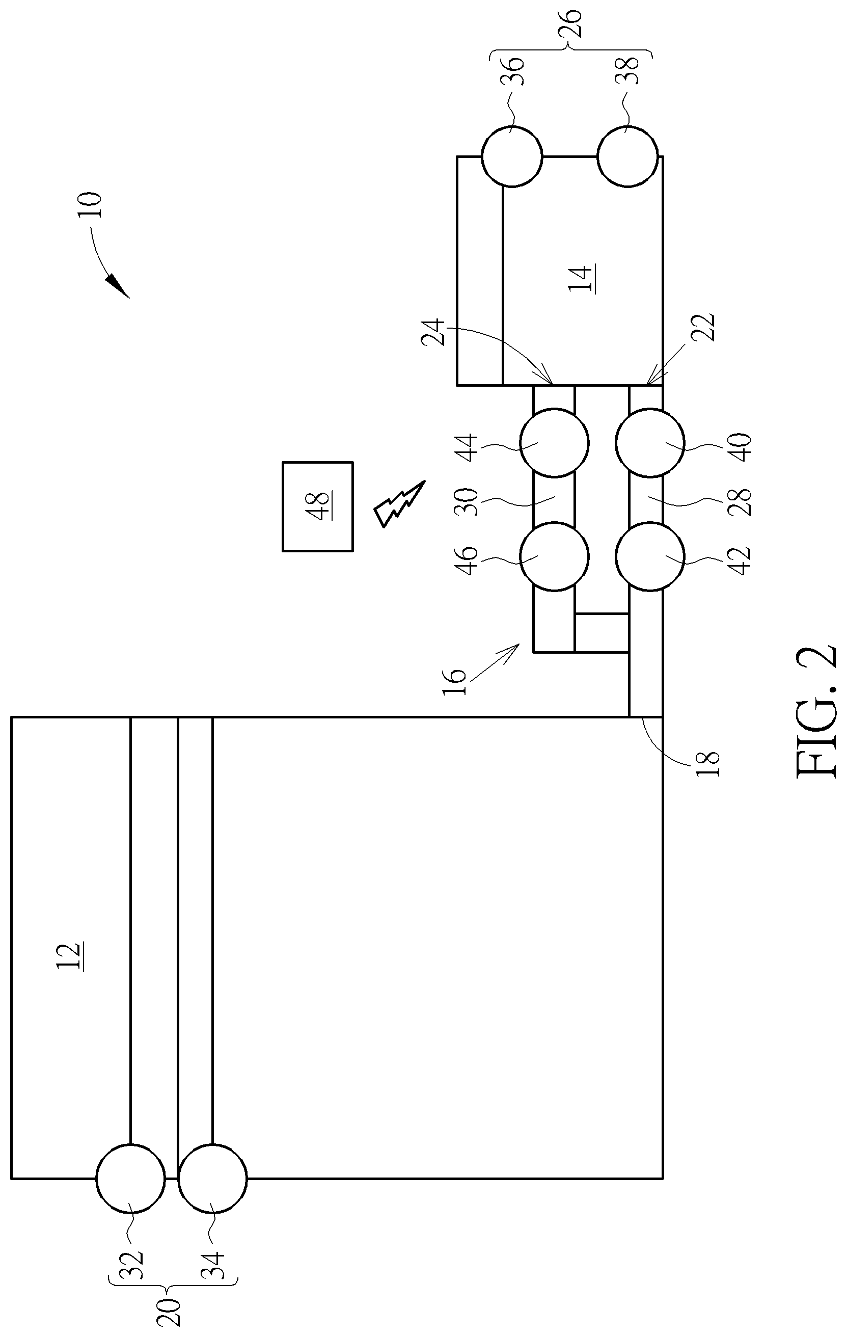 Patent US12619265 Figure 2 – Liquid level controlling apparatus