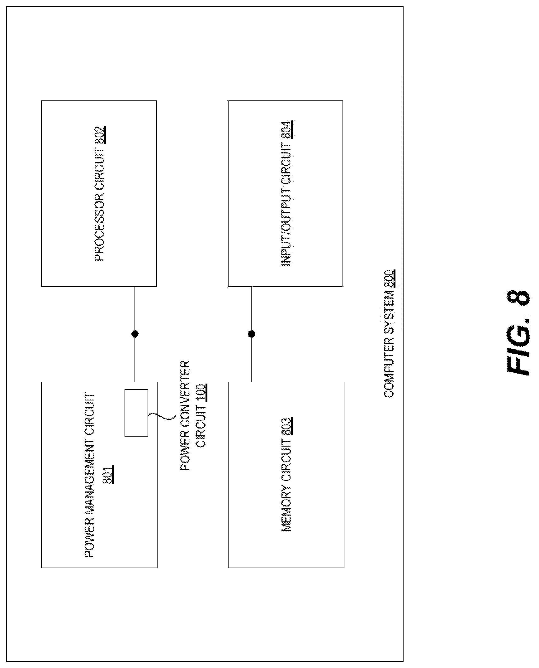 Patent US12619268 Figure 8 – Current sensing circuit with temperature coefficient compensation