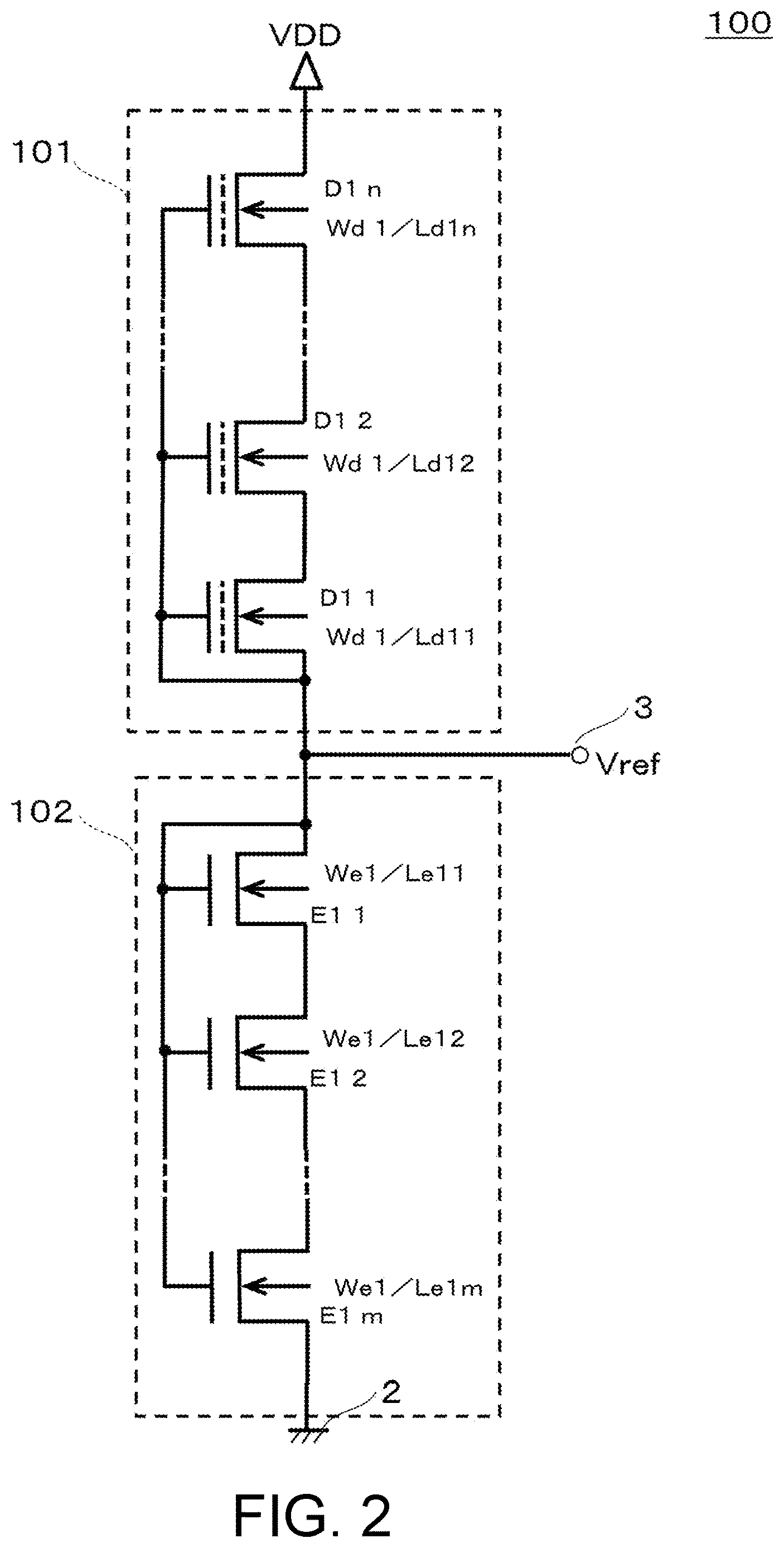 Patent US12619272 Figure 2 – Reference voltage generation device