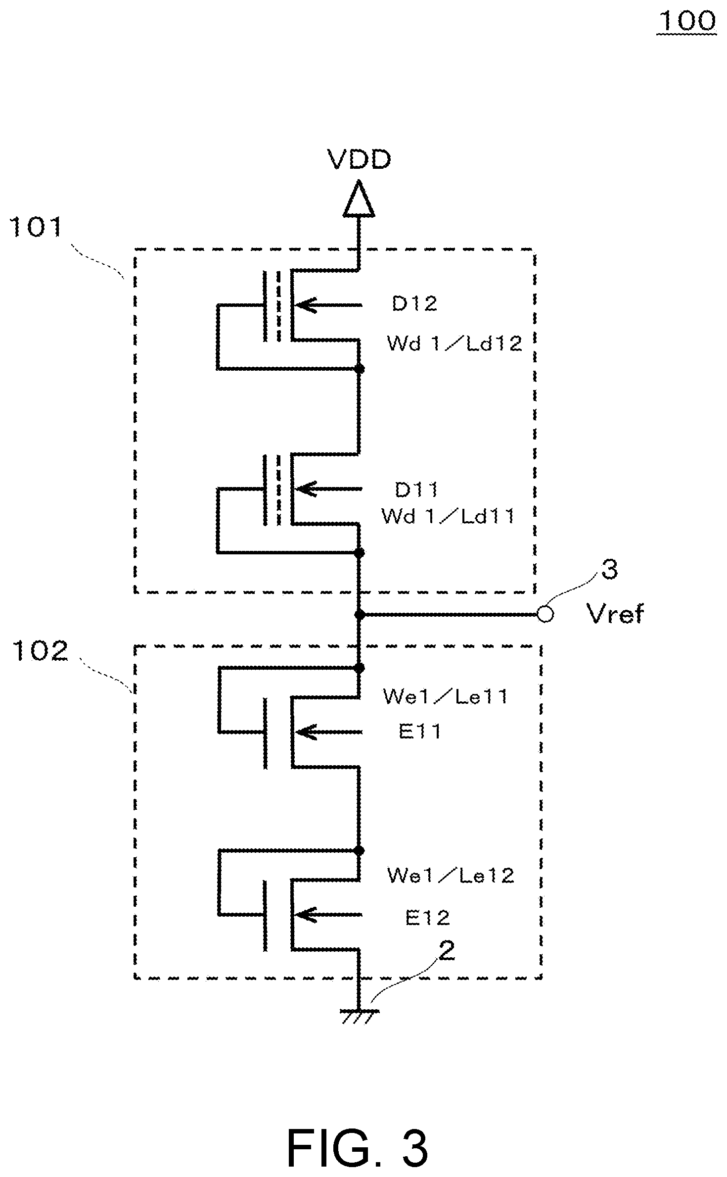 Patent US12619272 Figure 3 – Reference voltage generation device