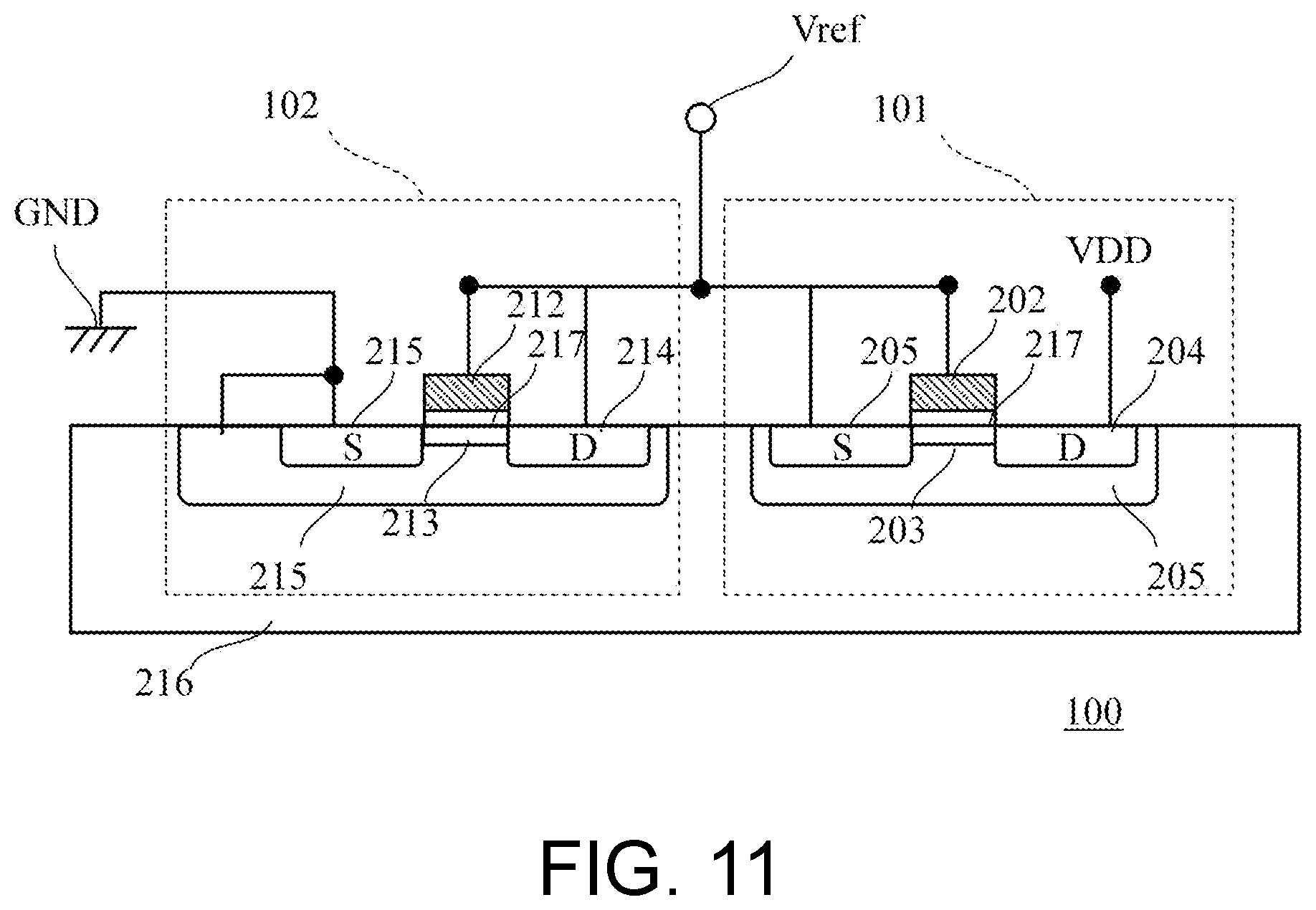 Patent US12619272 Figure 11 – Reference voltage generation device