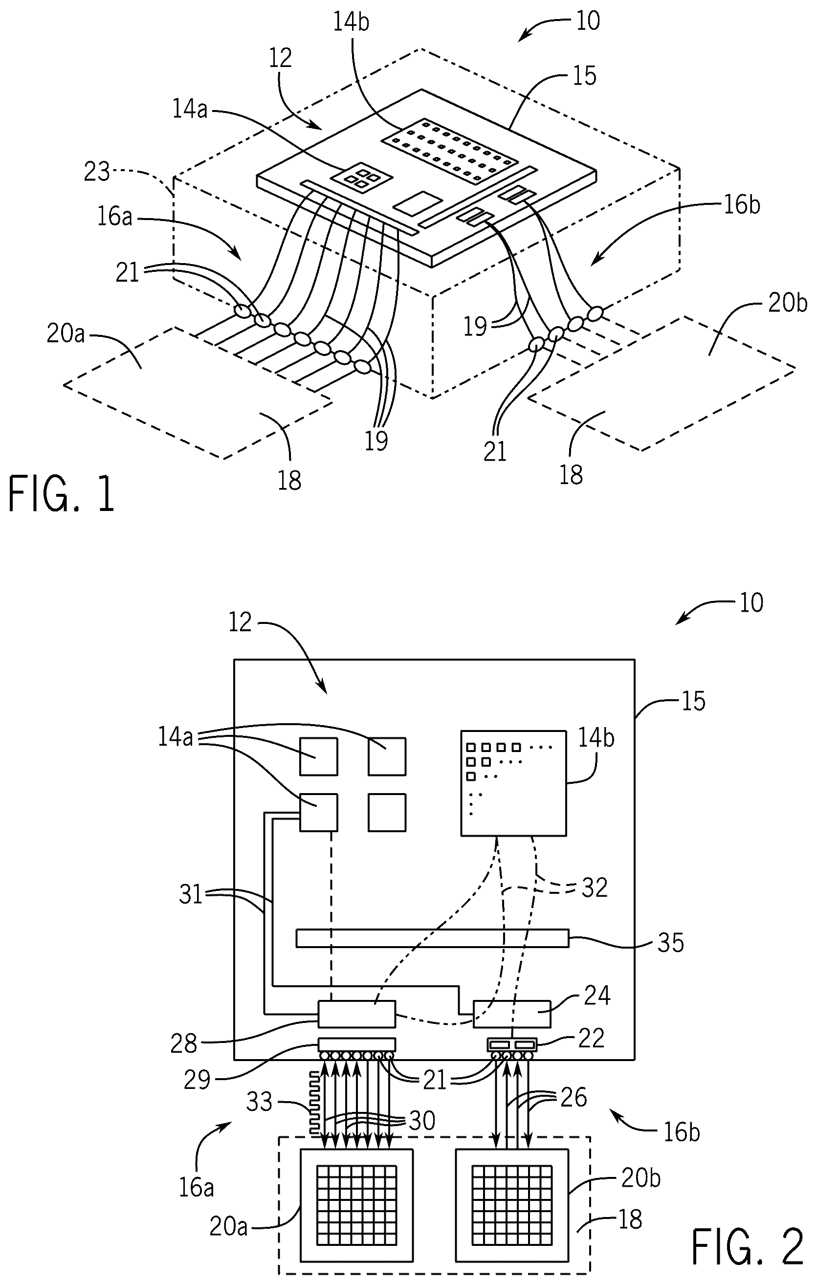 Patent US12619276 — Computer architecture having selectable parallel and serial communication channels between processors and memory — Figure 1