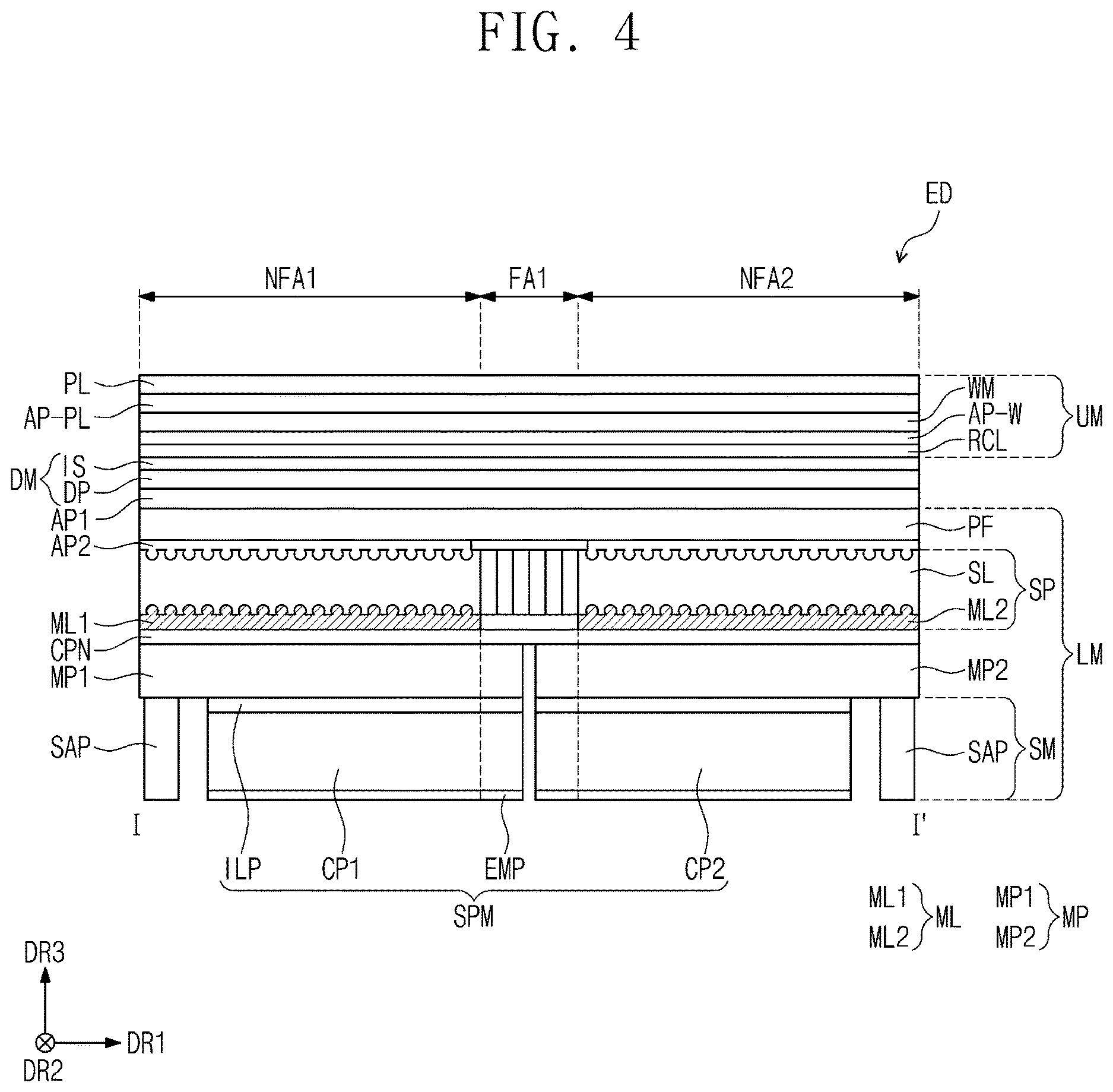 Patent US12619278 Figure 7 – Lower module, display device including the same and method for providing the same
