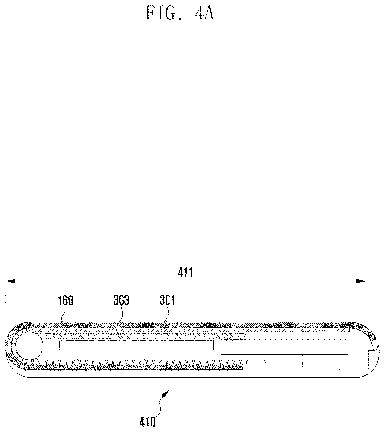 Patent US12619281 Figure 5 – Slidable electronic apparatus having digitizer separation structure, and method of configuring touch filter for slidable electronic apparatus